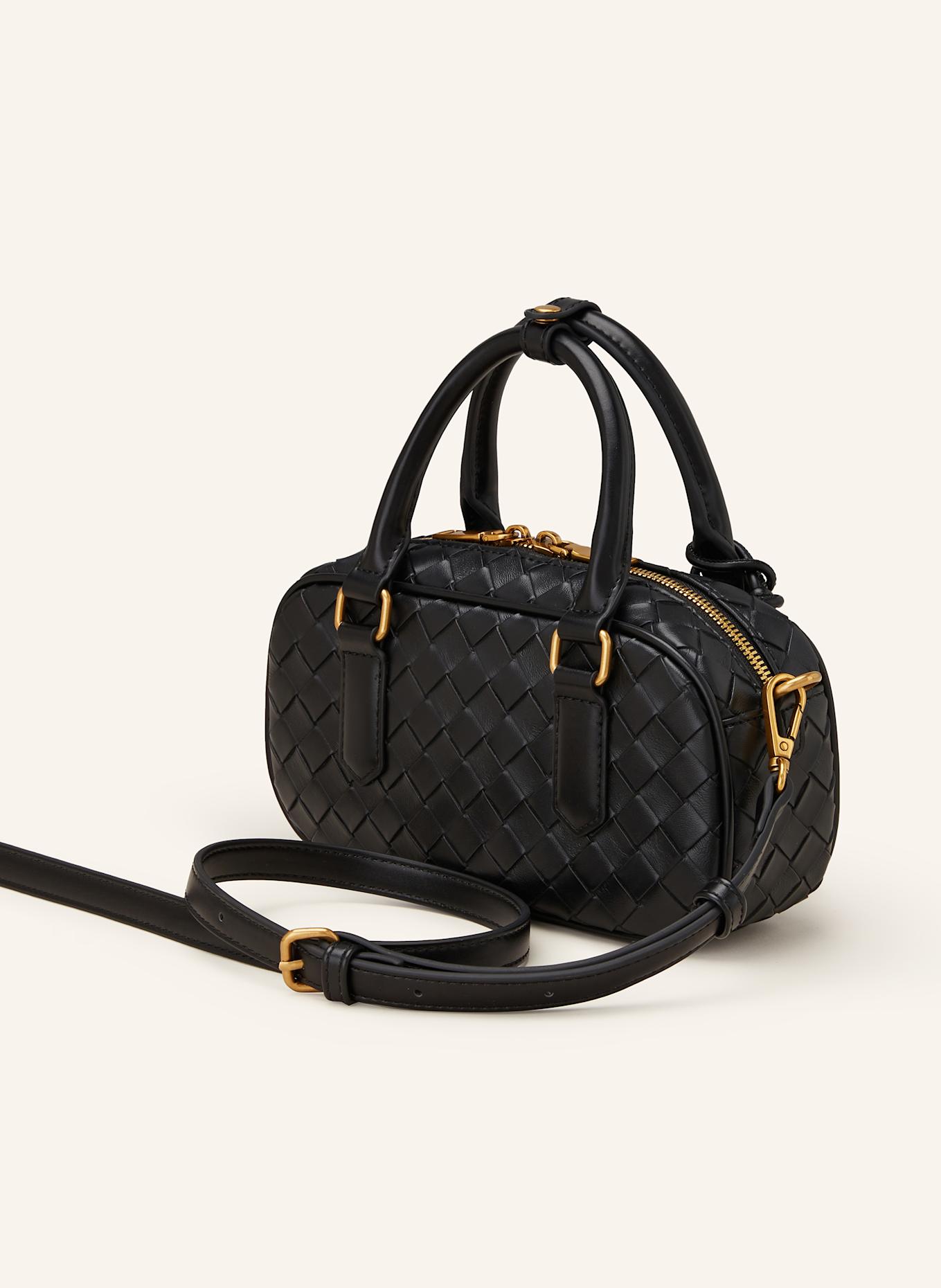 SEIDENFELT Umhängetasche KINNA: SCHWARZ