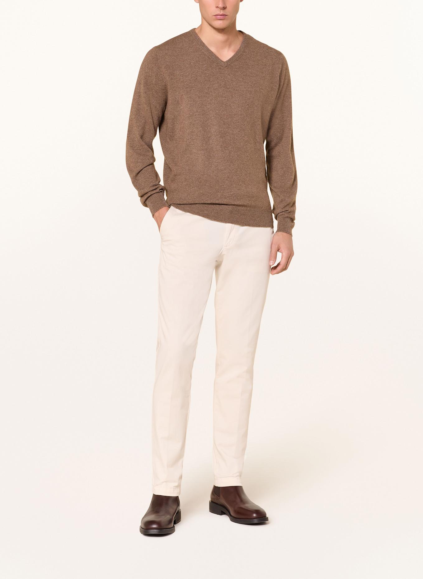 STROKESMAN'S Cashmere-Pullover: TAUPE
