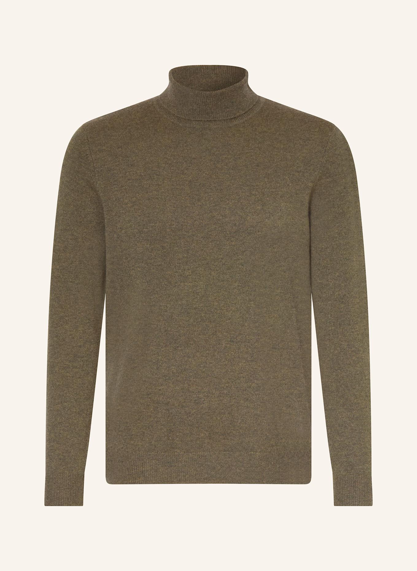STROKESMAN'S Rollkragenpullover aus Cashmere: OLIV