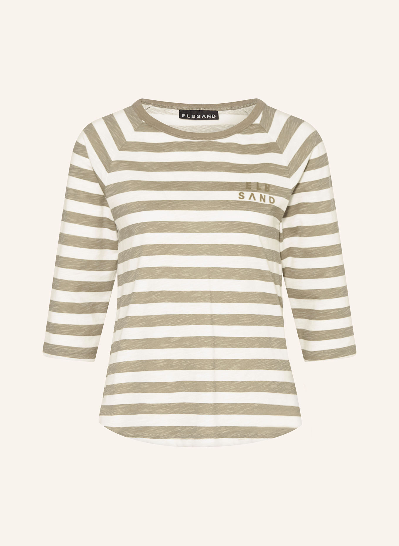 ELBSAND Shirt CELINA mit 3/4-Arm: ECRU/ BEIGE