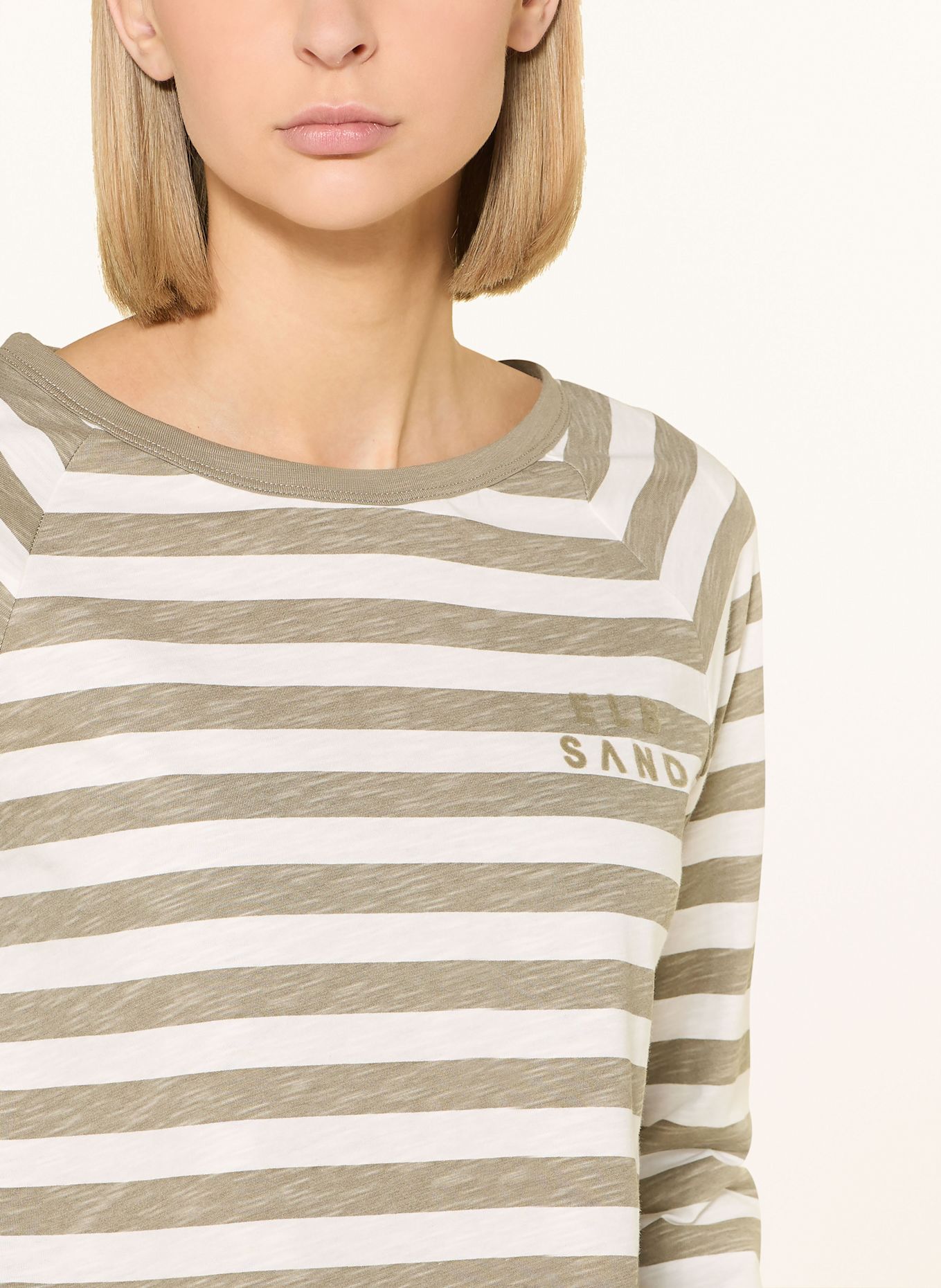 ELBSAND Shirt CELINA mit 3/4-Arm: ECRU/ BEIGE