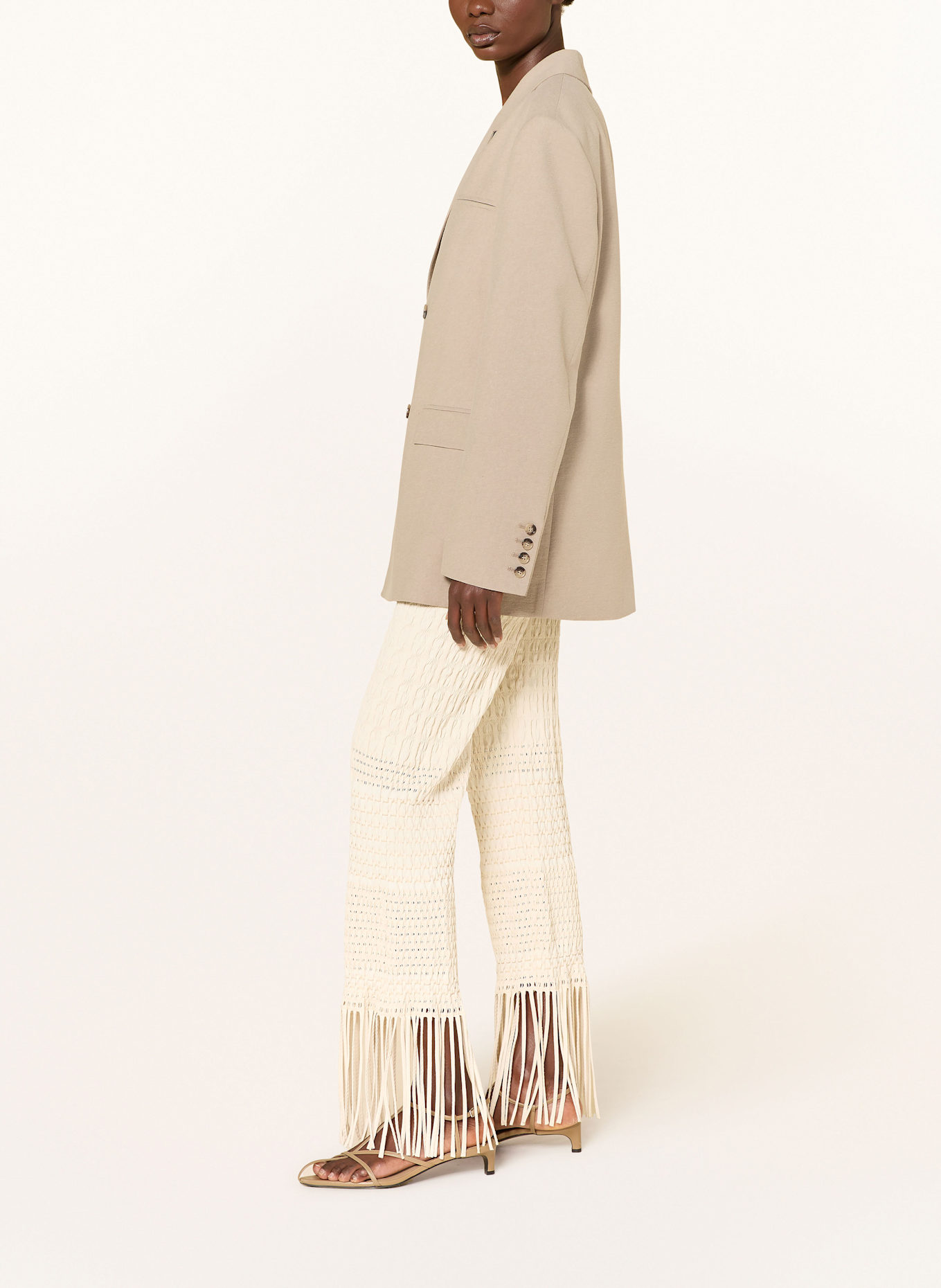 Nanushka Hose MICIEL: CREME