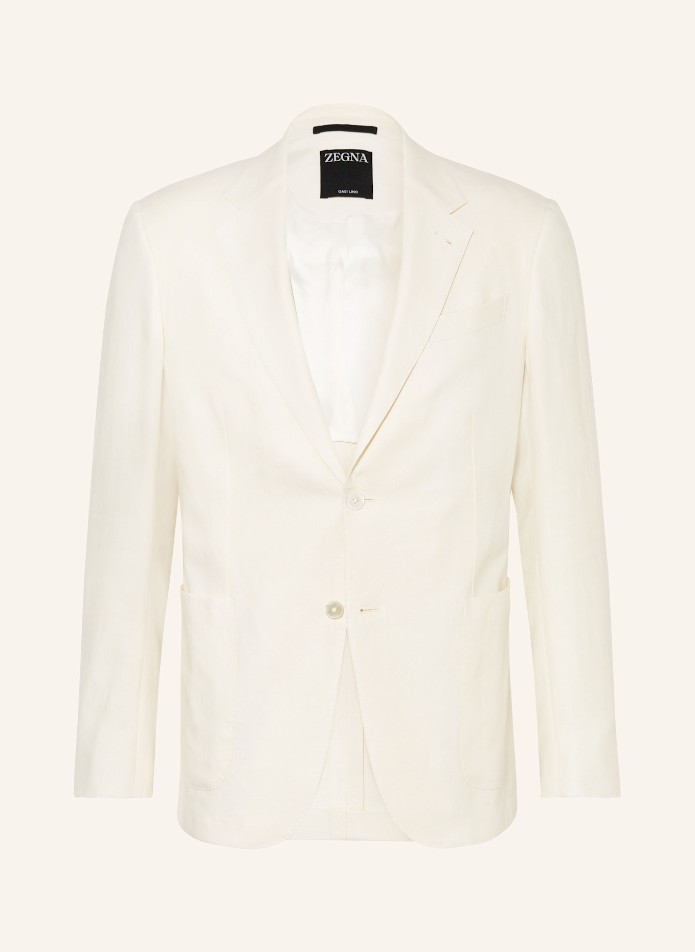 ZEGNA Leinensakko Extra Slim Fit: ECRU