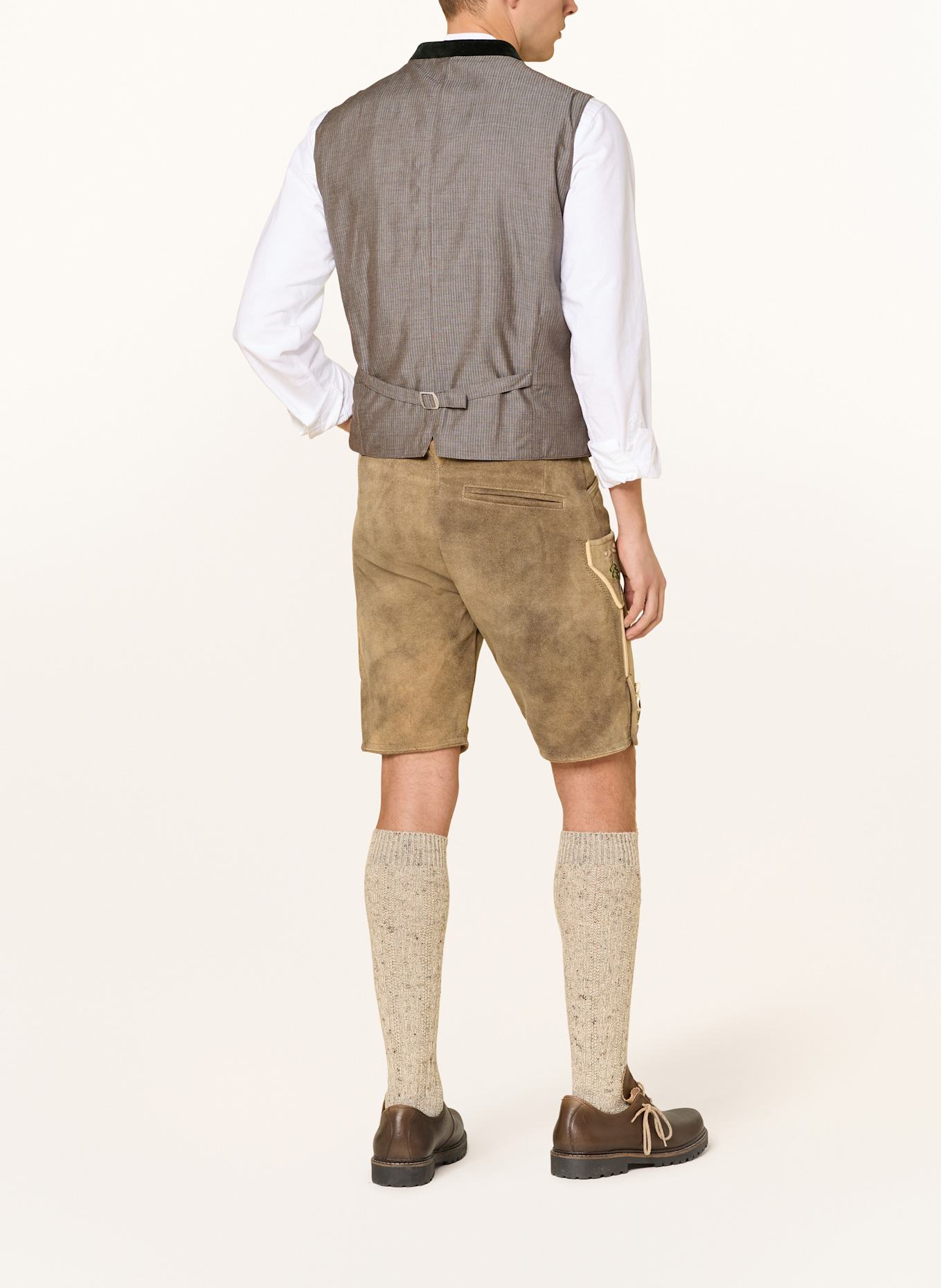 Johann & Johanna Trachten vest: BROWN