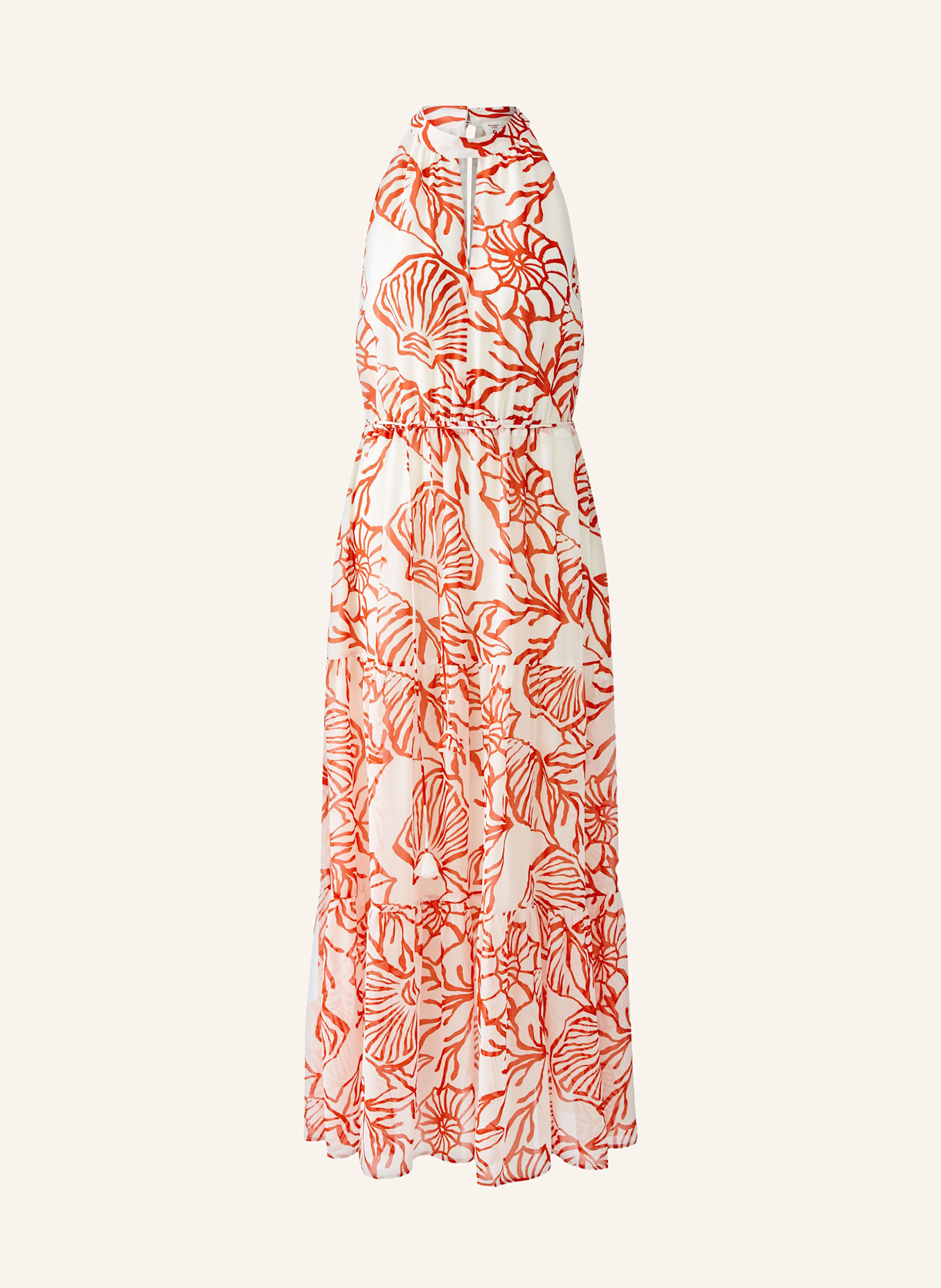 oui Kleid: WEISS/ ROT