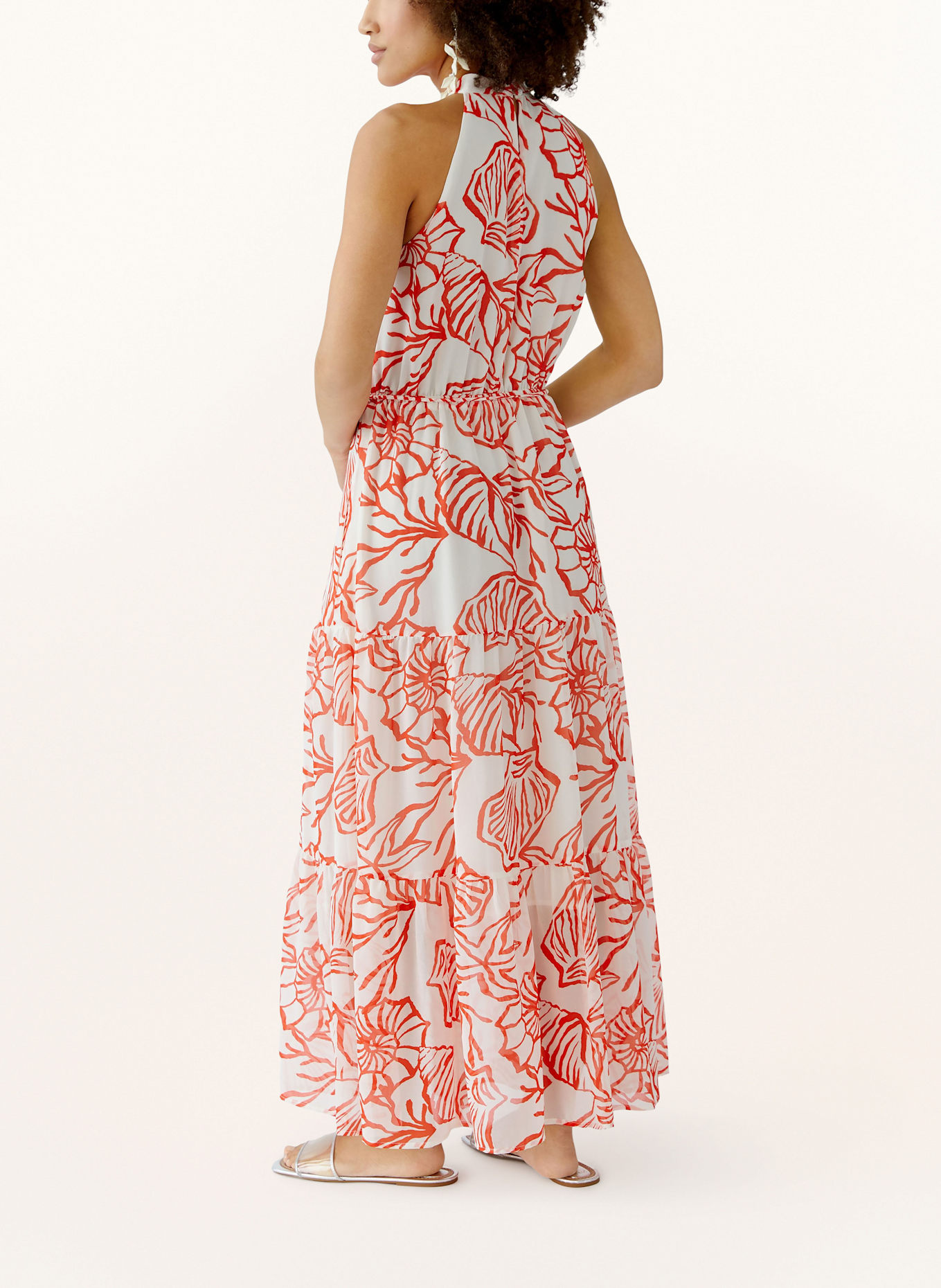 oui Kleid: WEISS/ ROT