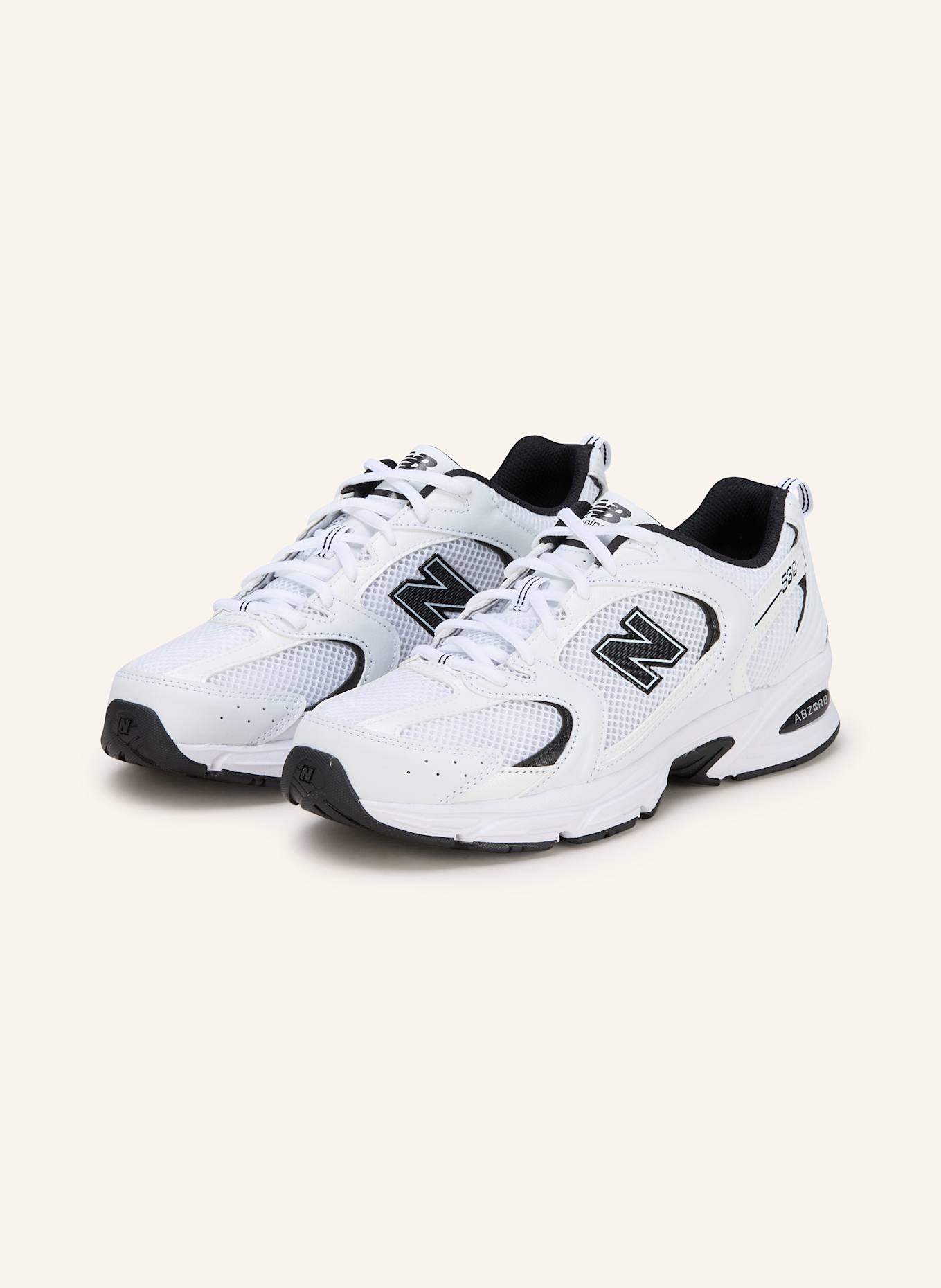 new balance Sneaker 530: WEISS/ SCHWARZ