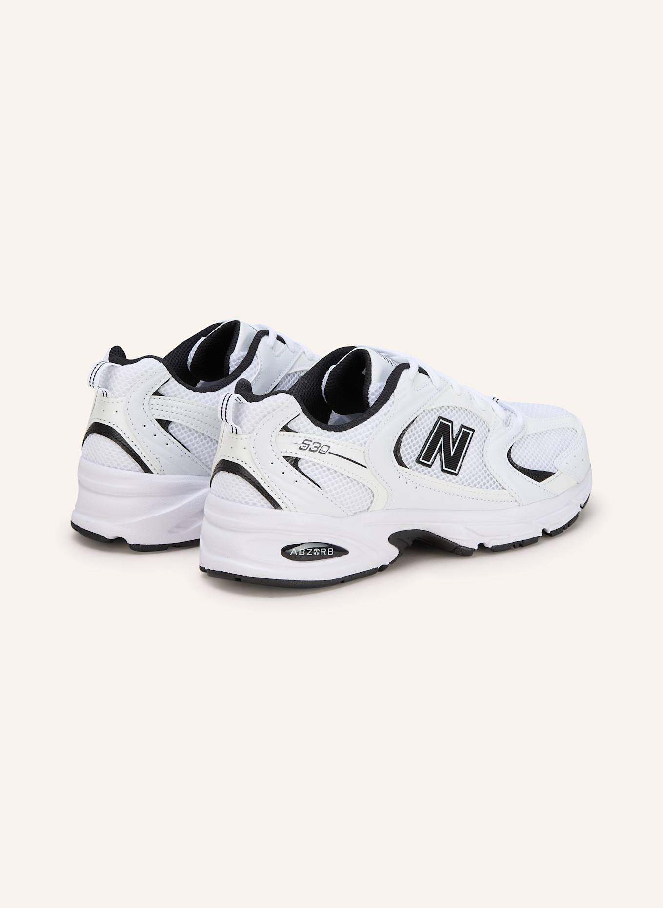 new balance Sneaker 530: WEISS/ SCHWARZ