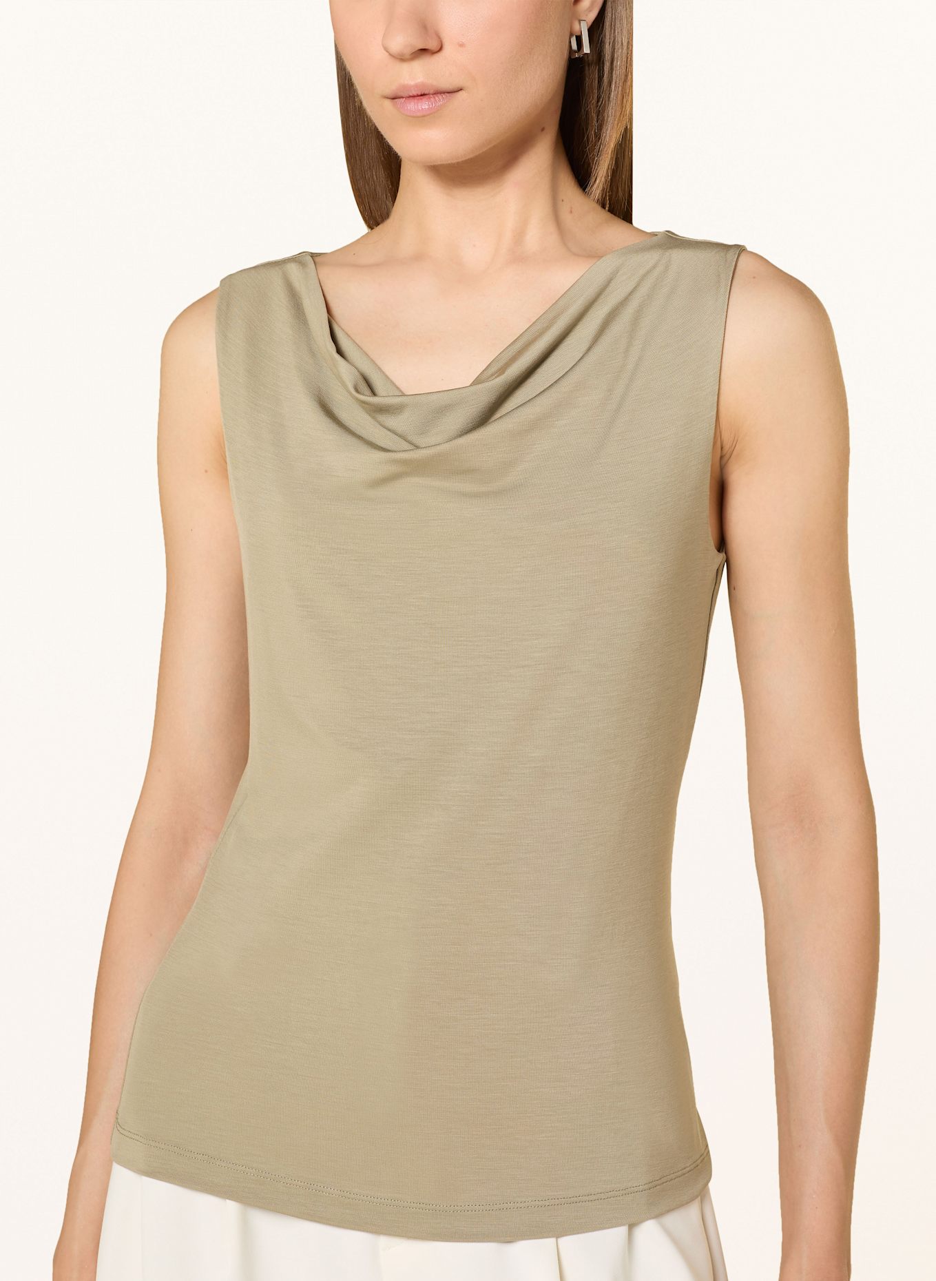 TIGER OF SWEDEN Top ELOIS: KHAKI
