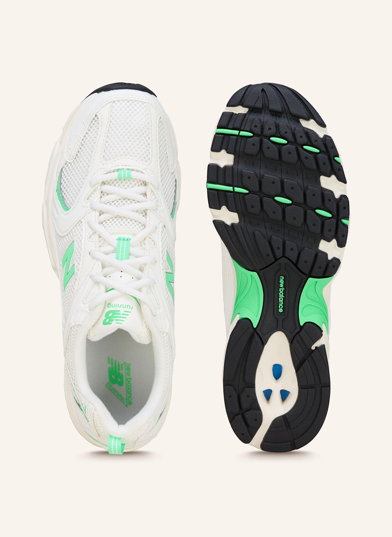 new balance Sneaker 530: WEISS/ HELLGRÜN