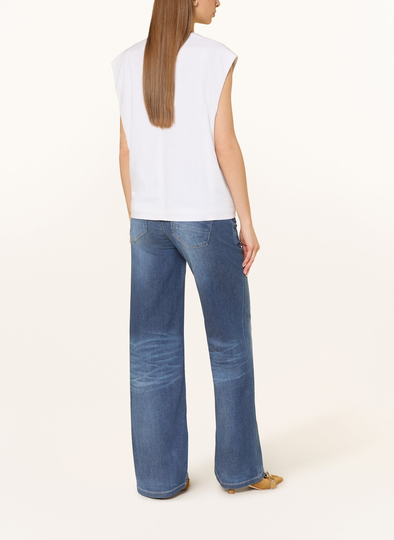 GANG Jean large 94AMELIE WIDE: 7940 basic midblue wash
