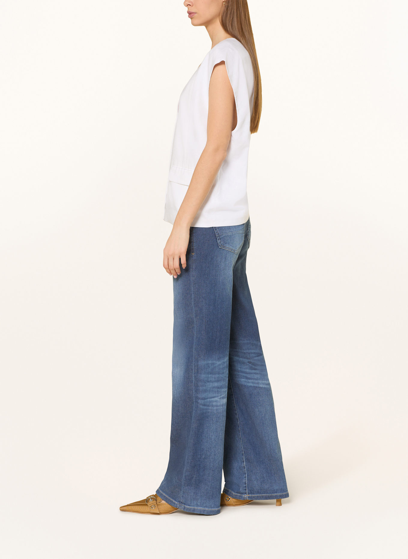 GANG Jean large 94AMELIE WIDE: 7940 basic midblue wash