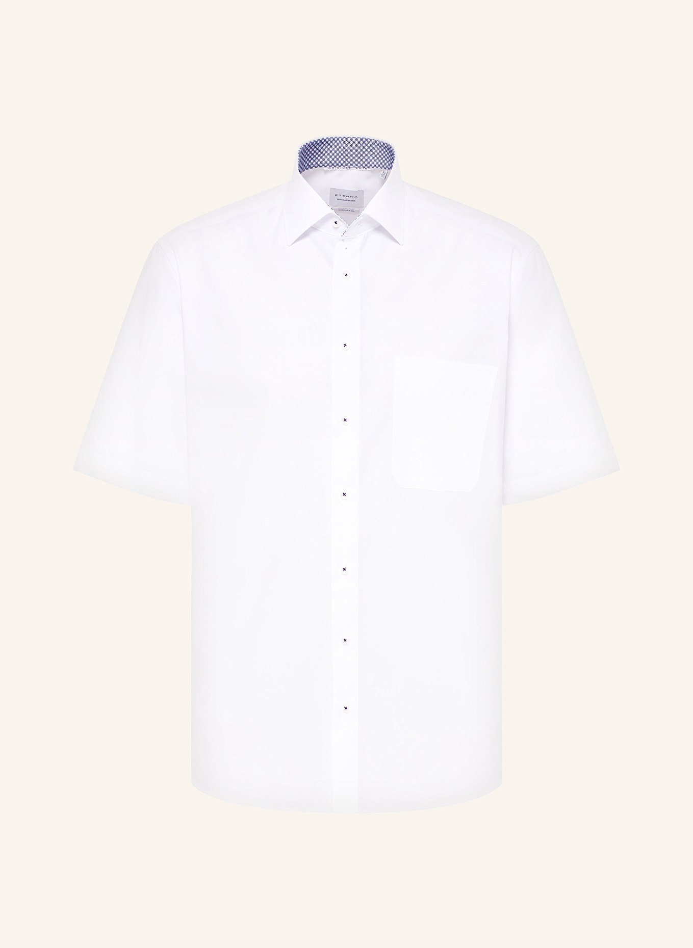 ETERNA Short sleeve shirt comfort fit: WHITE