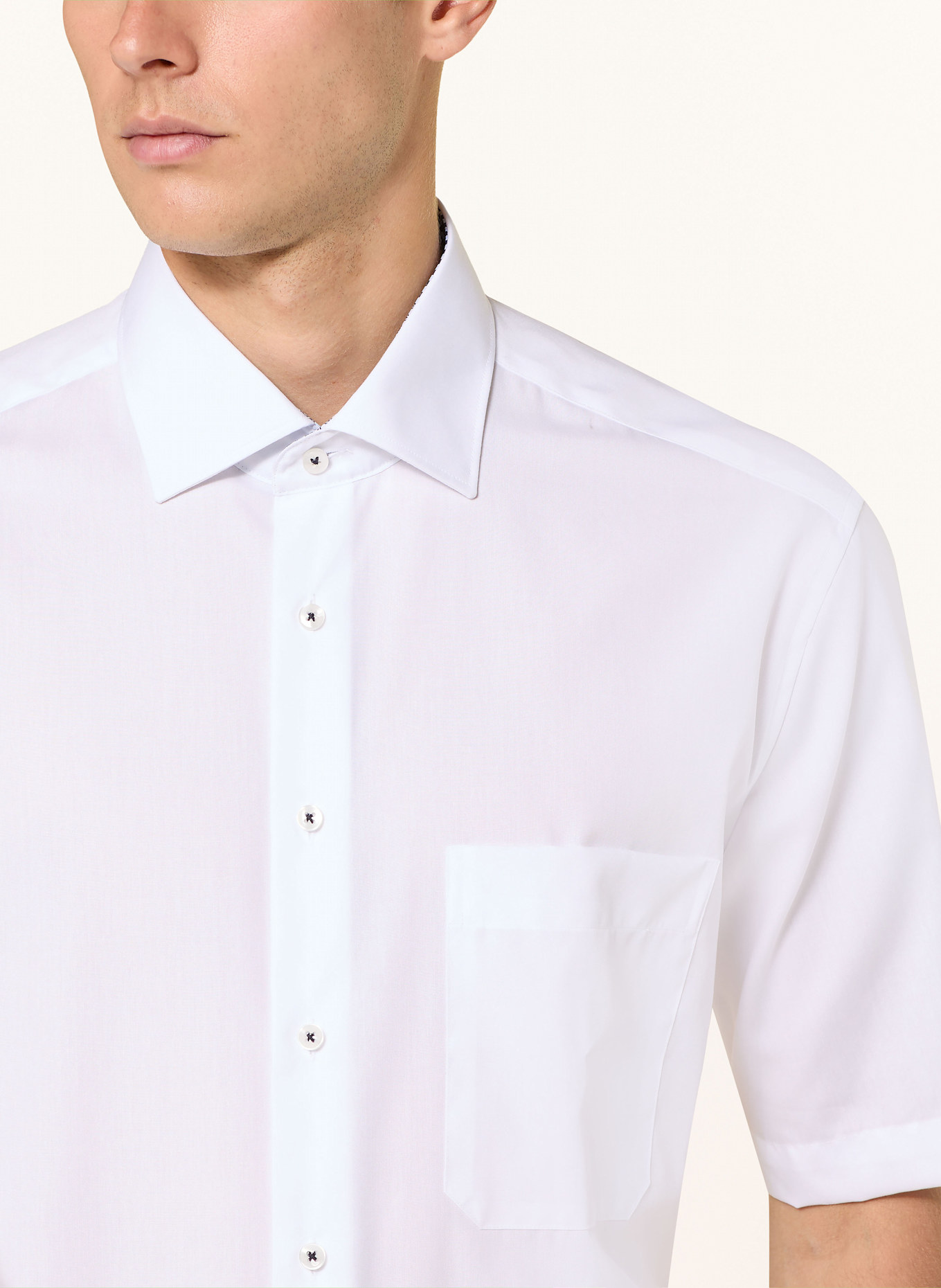 ETERNA Short sleeve shirt comfort fit: WHITE