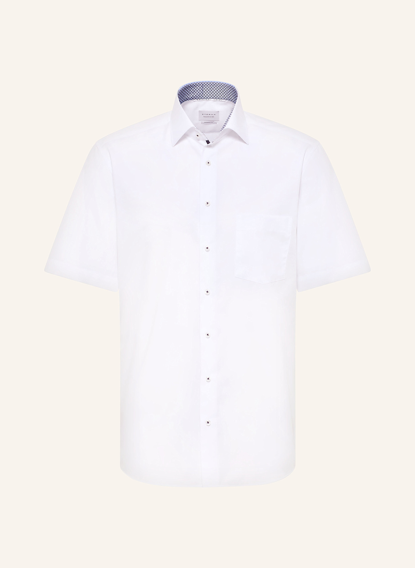 ETERNA Short sleeve shirt modern fit: WHITE