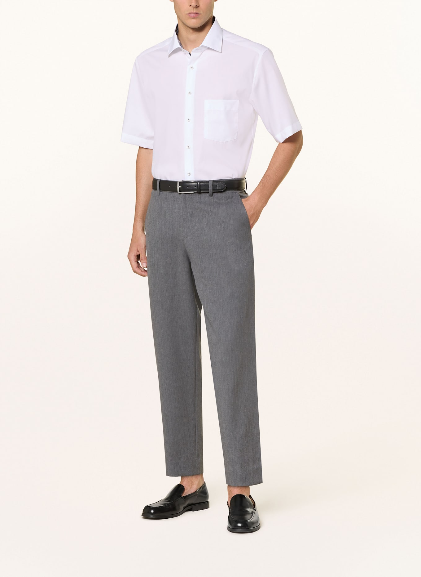 ETERNA Short sleeve shirt modern fit: WHITE