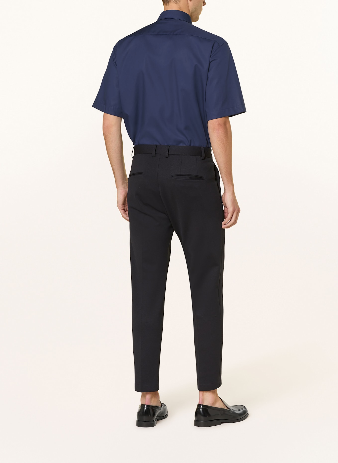 ETERNA Short sleeve shirt modern fit: DARK BLUE