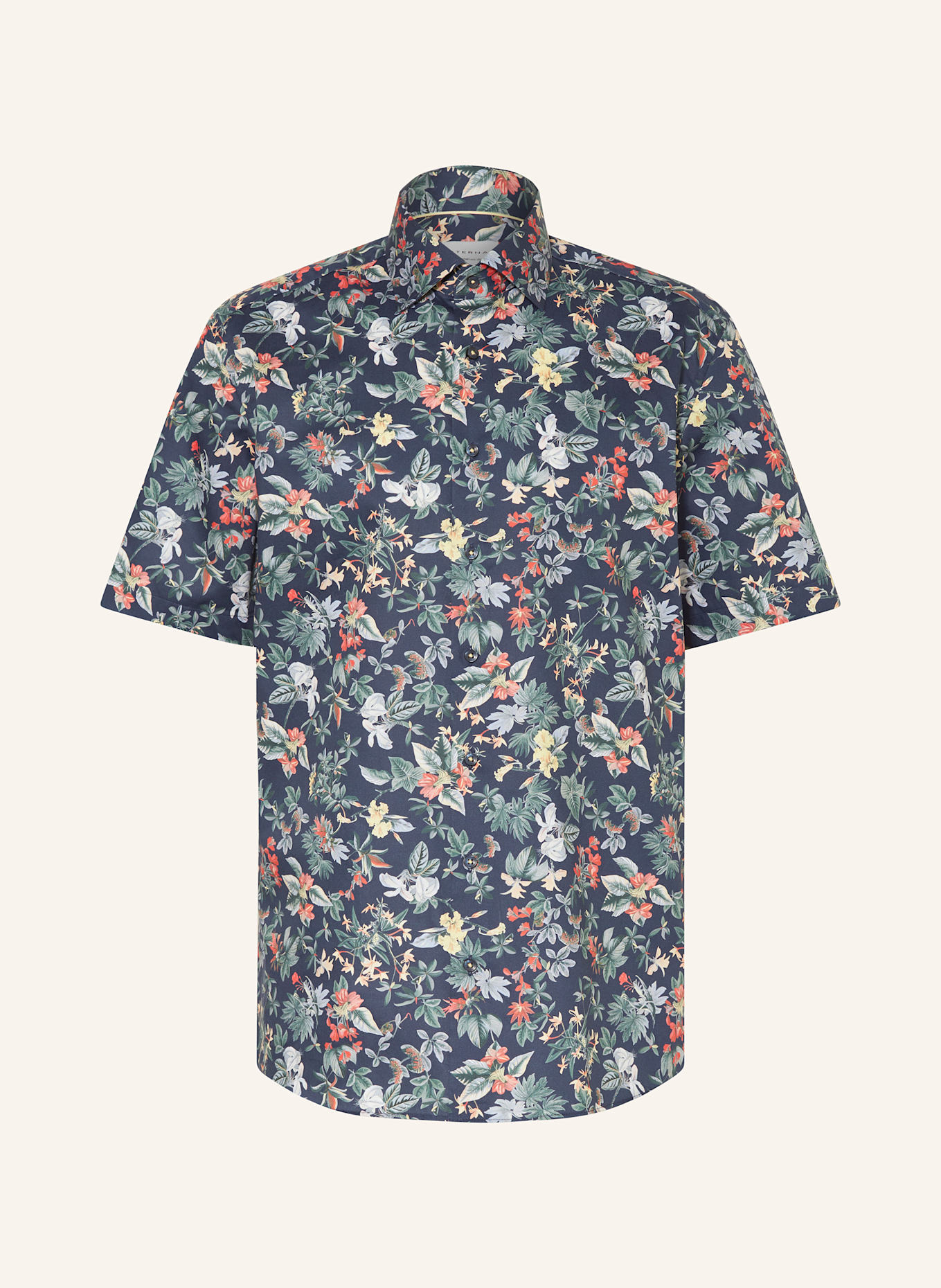 ETERNA Short sleeve shirt modern fit: DARK BLUE