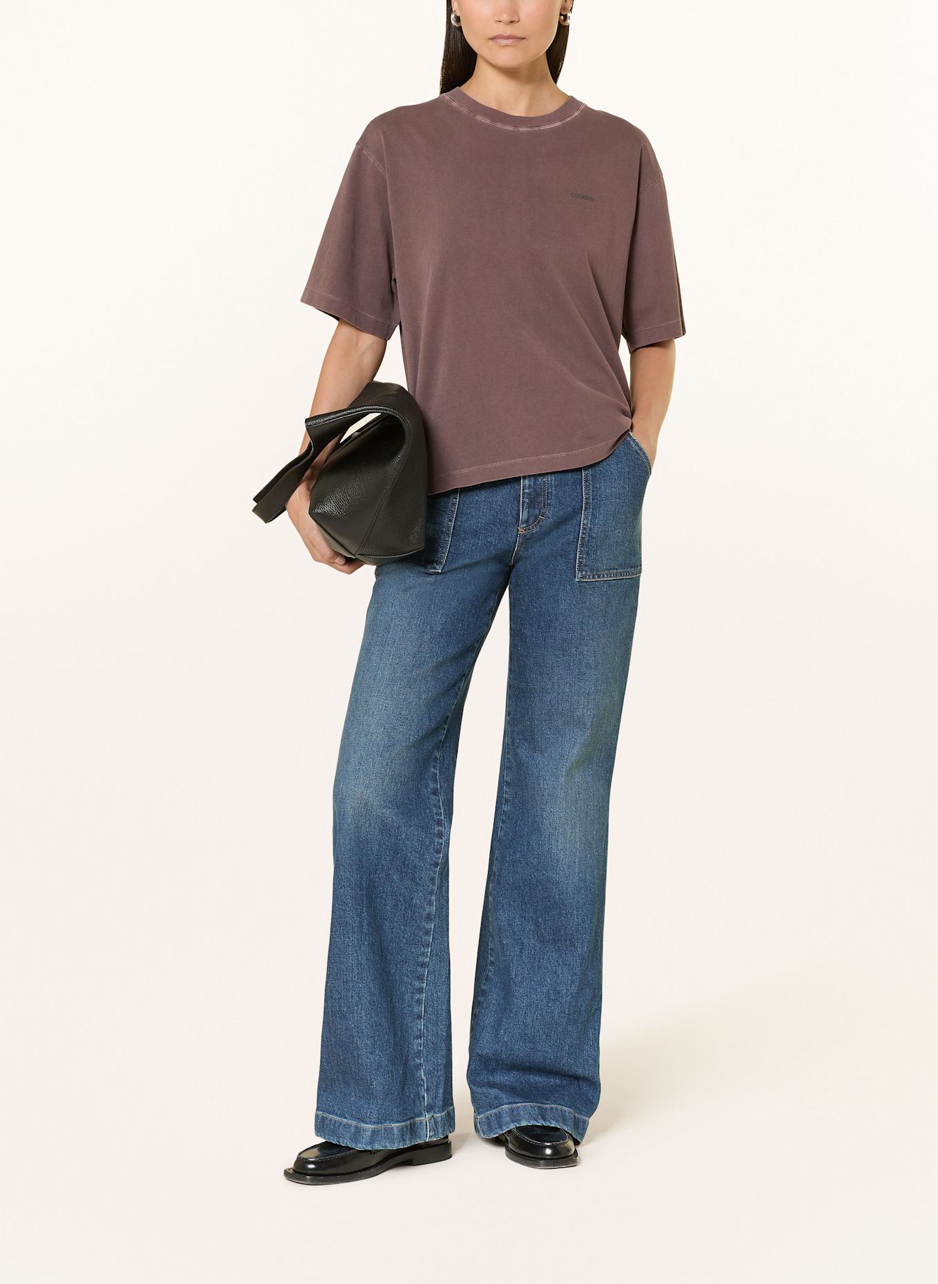 CLOSED T-Shirt: DUNKELROT