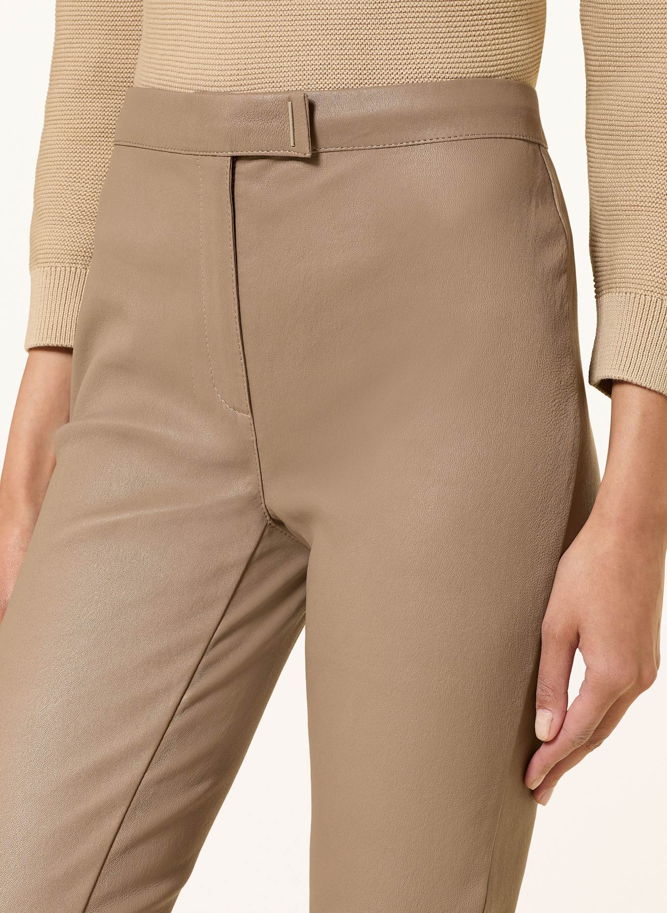 BOSS Lederhose SIMAX: BRAUN
