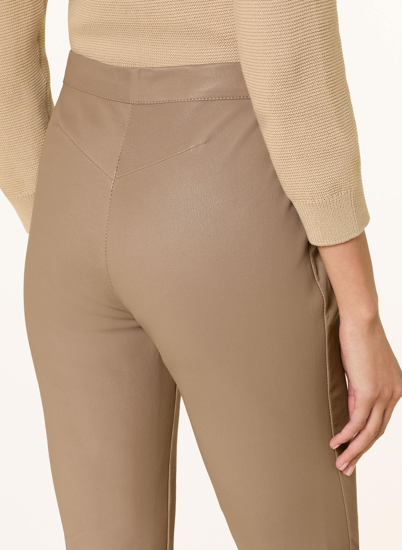 BOSS Lederhose SIMAX: BRAUN
