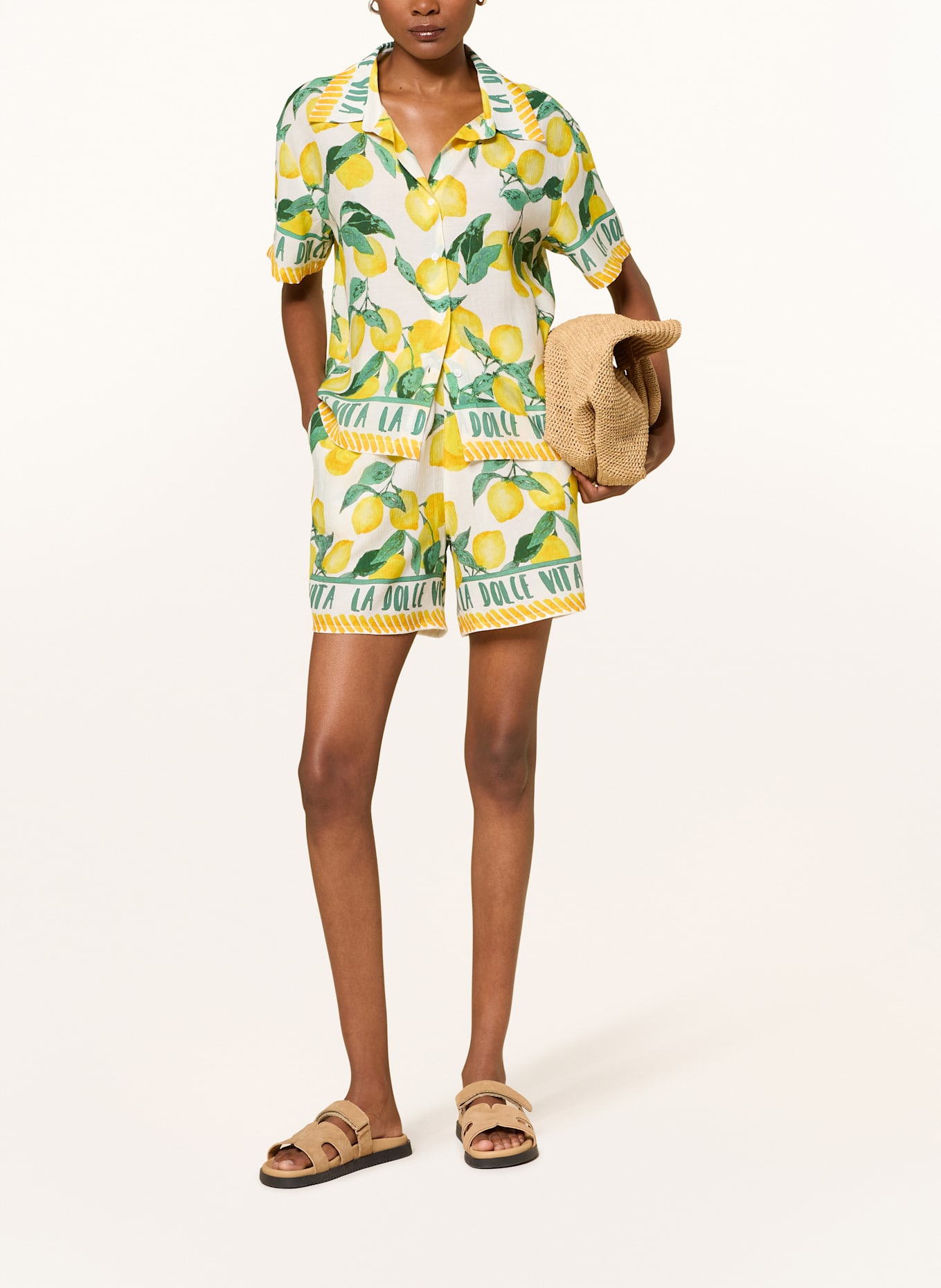 MRS & HUGS Shorts: WHITE / YELLOW / GREEN