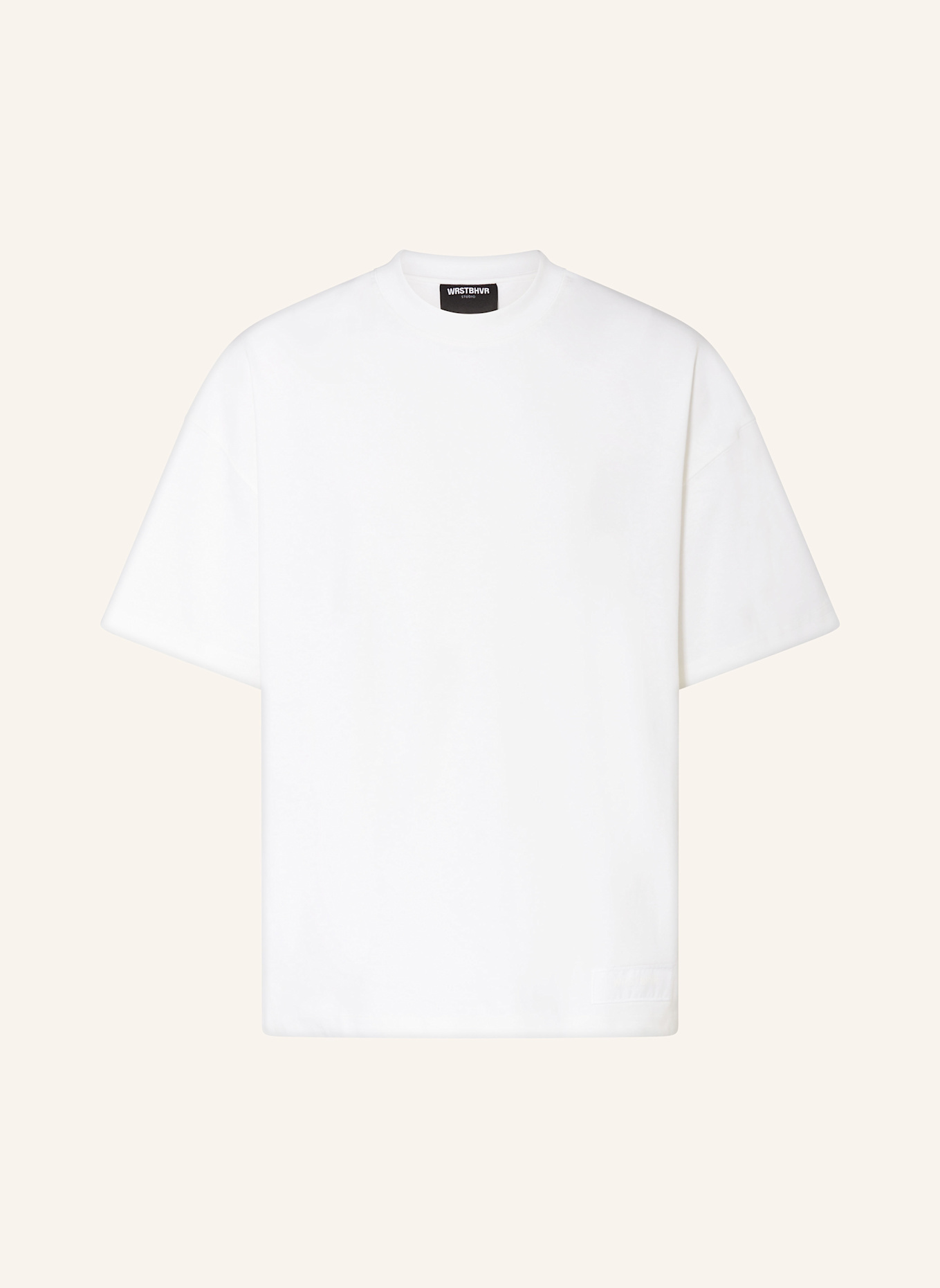 WRSTBHVR T-Shirt LATTICE: WEISS