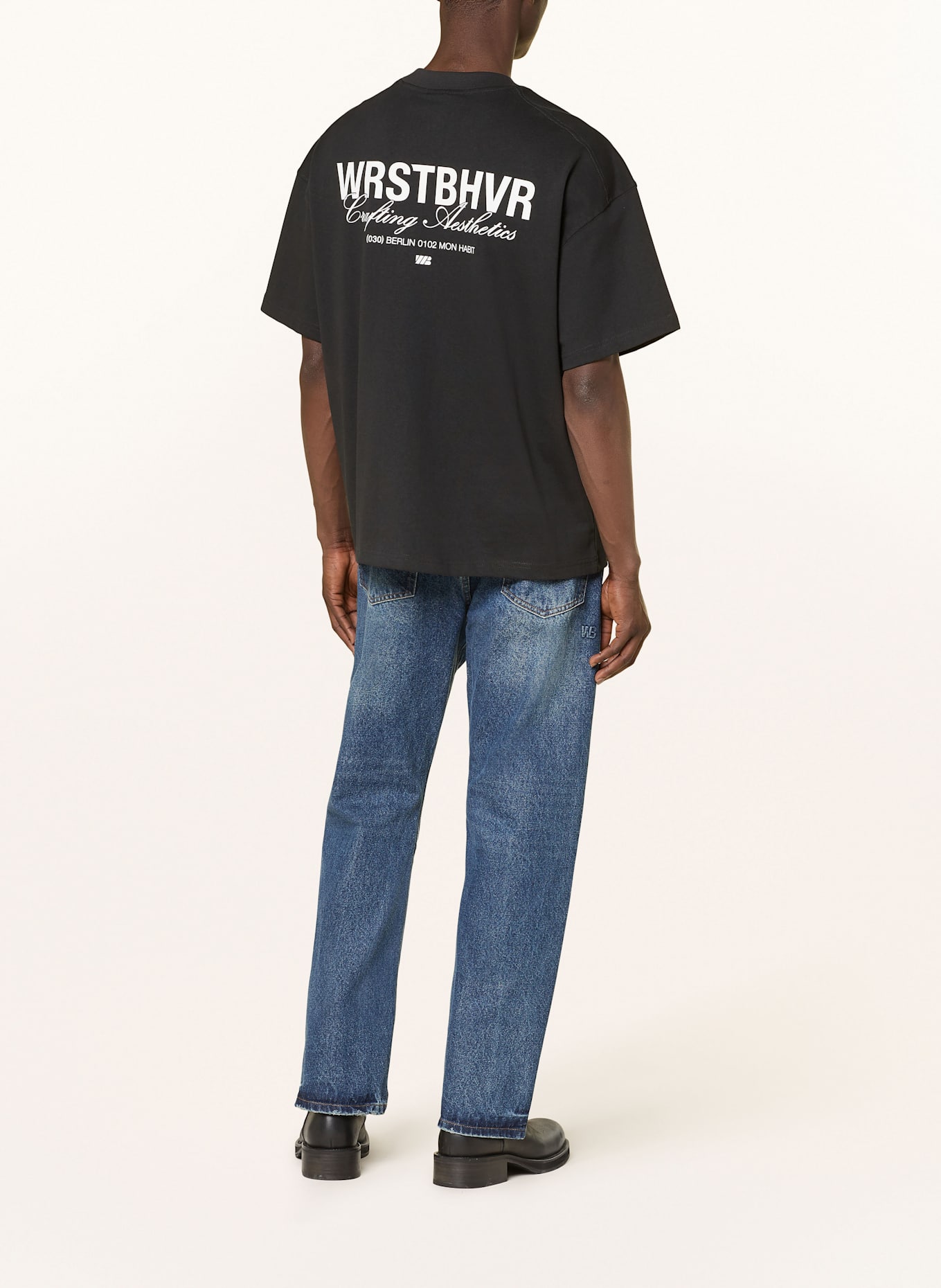 WRSTBHVR T-shirt STUDIO V11: BLACK