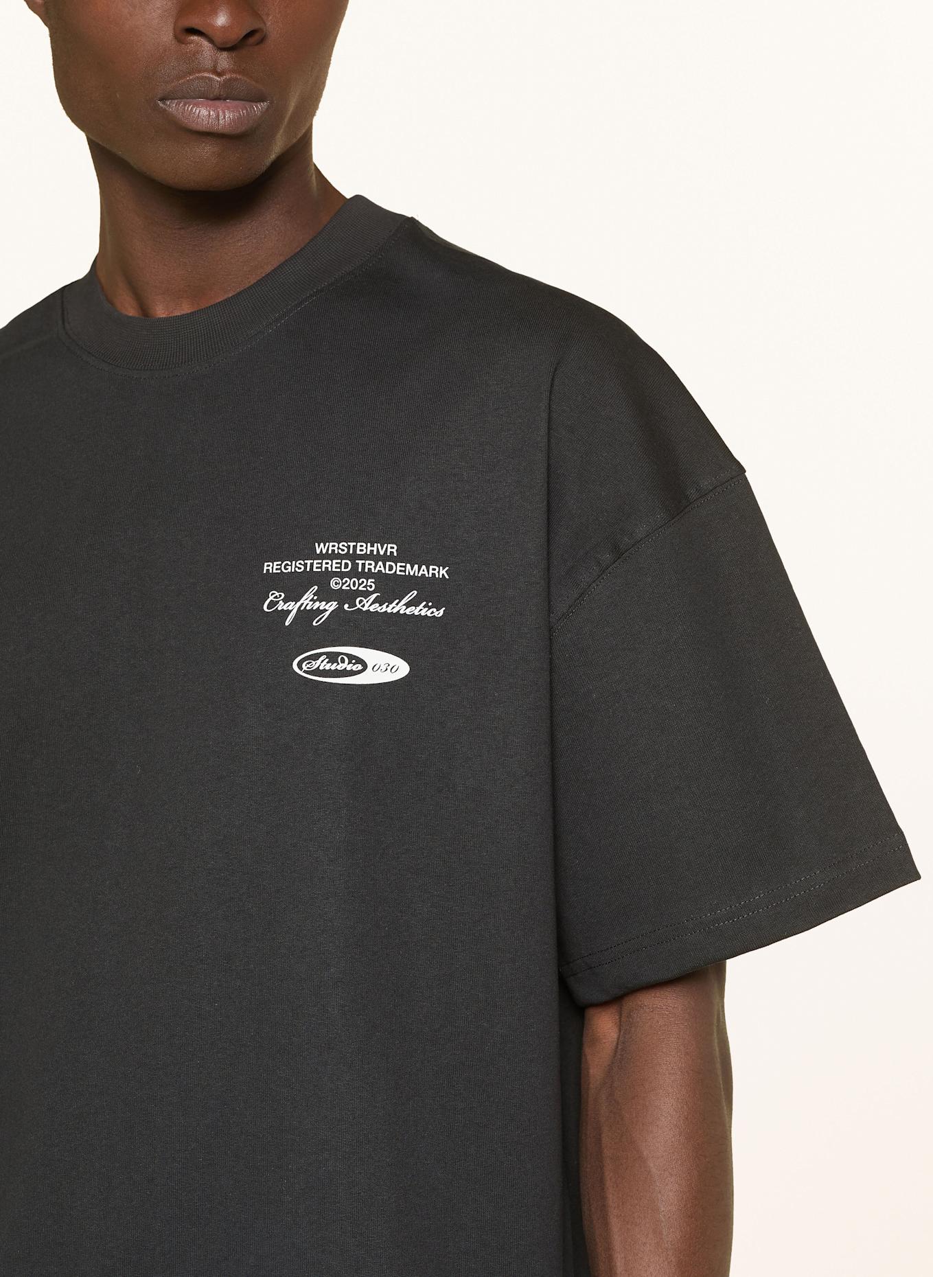 WRSTBHVR T-shirt STUDIO V11: BLACK