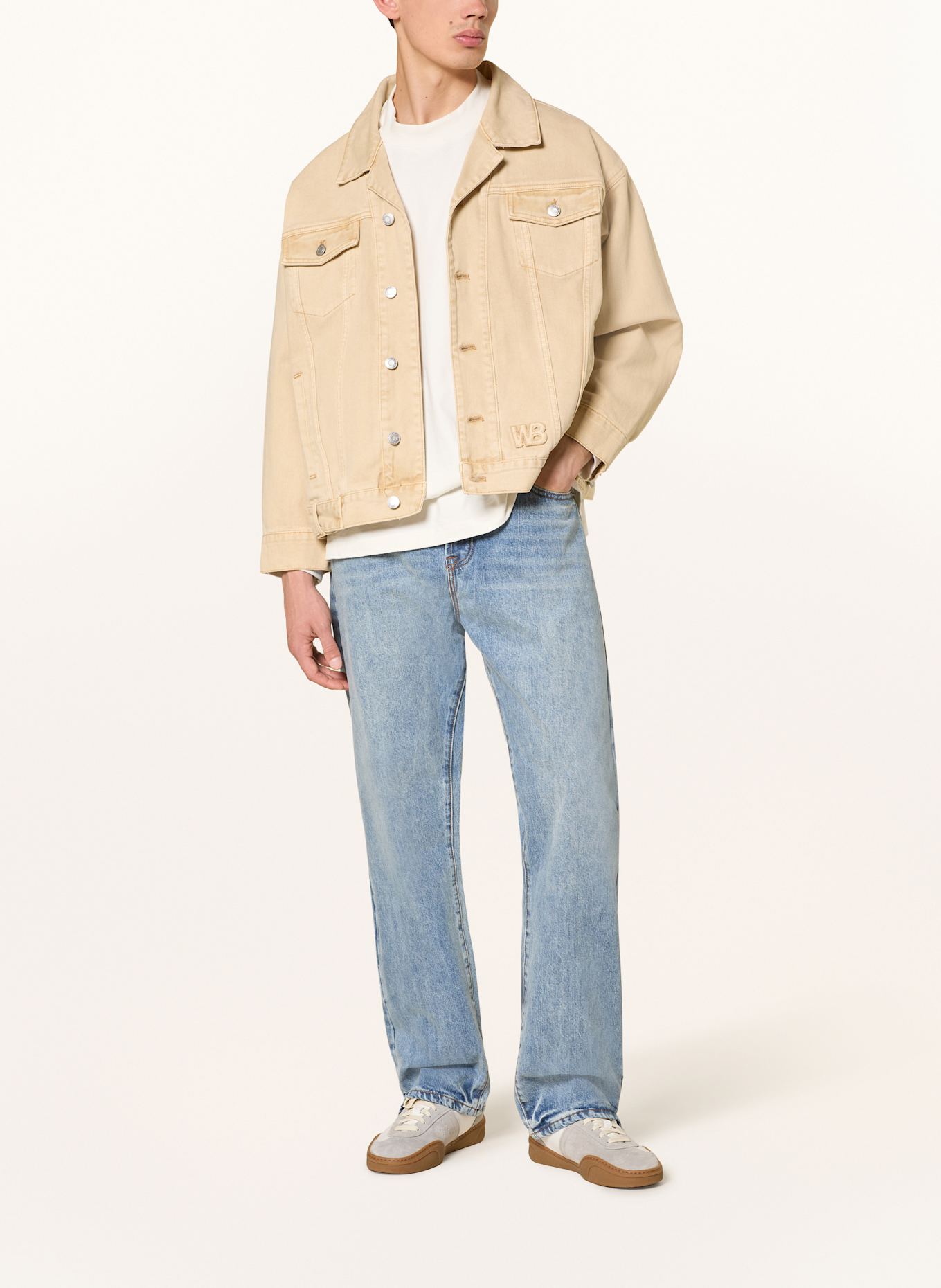 WRSTBHVR Džíny LUIS V3 Straight Fit: MID BLUE