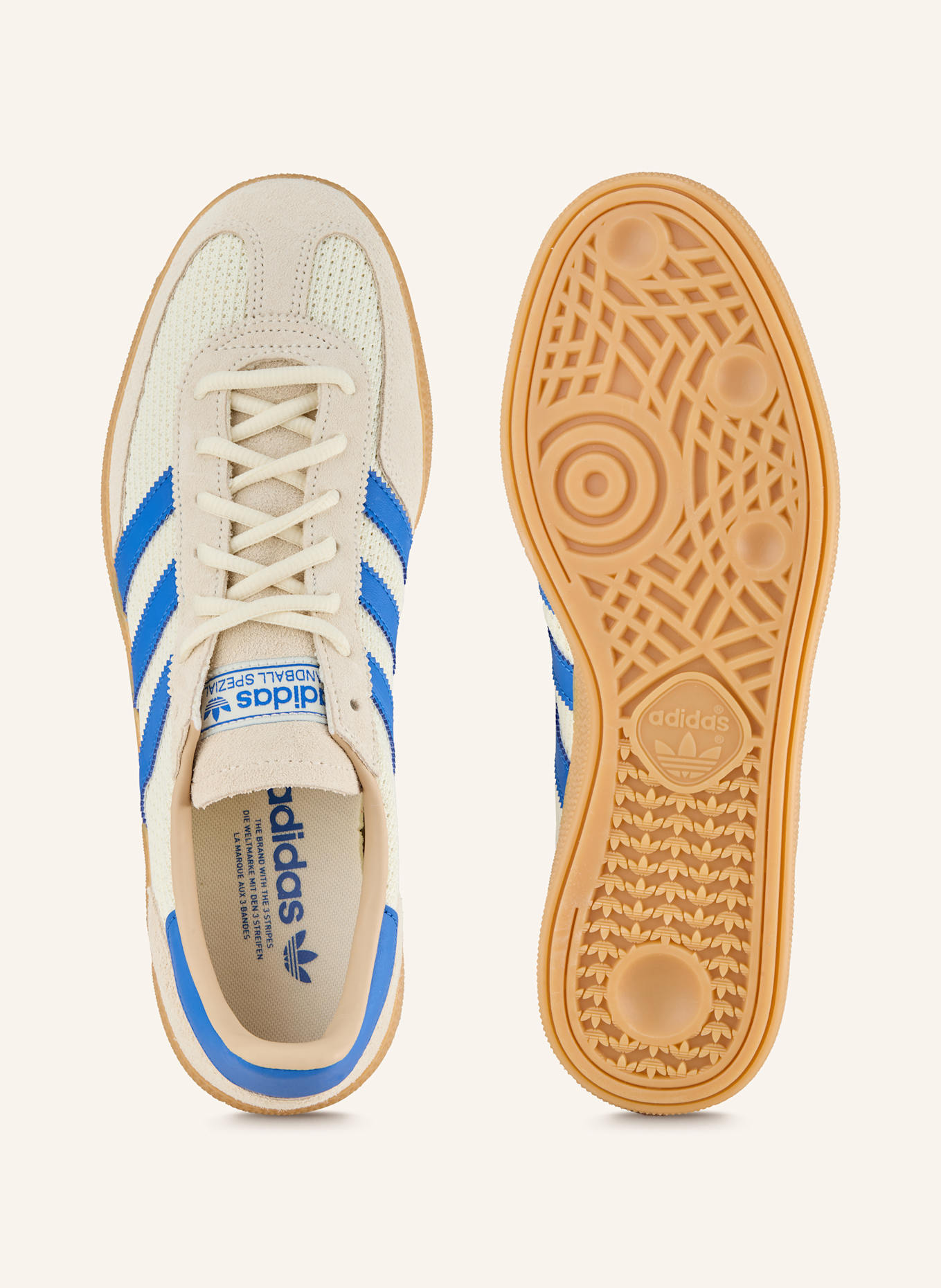 adidas Originals Sneaker HANDBALL SPEZIAL: ECRU/ CREME/ BLAU