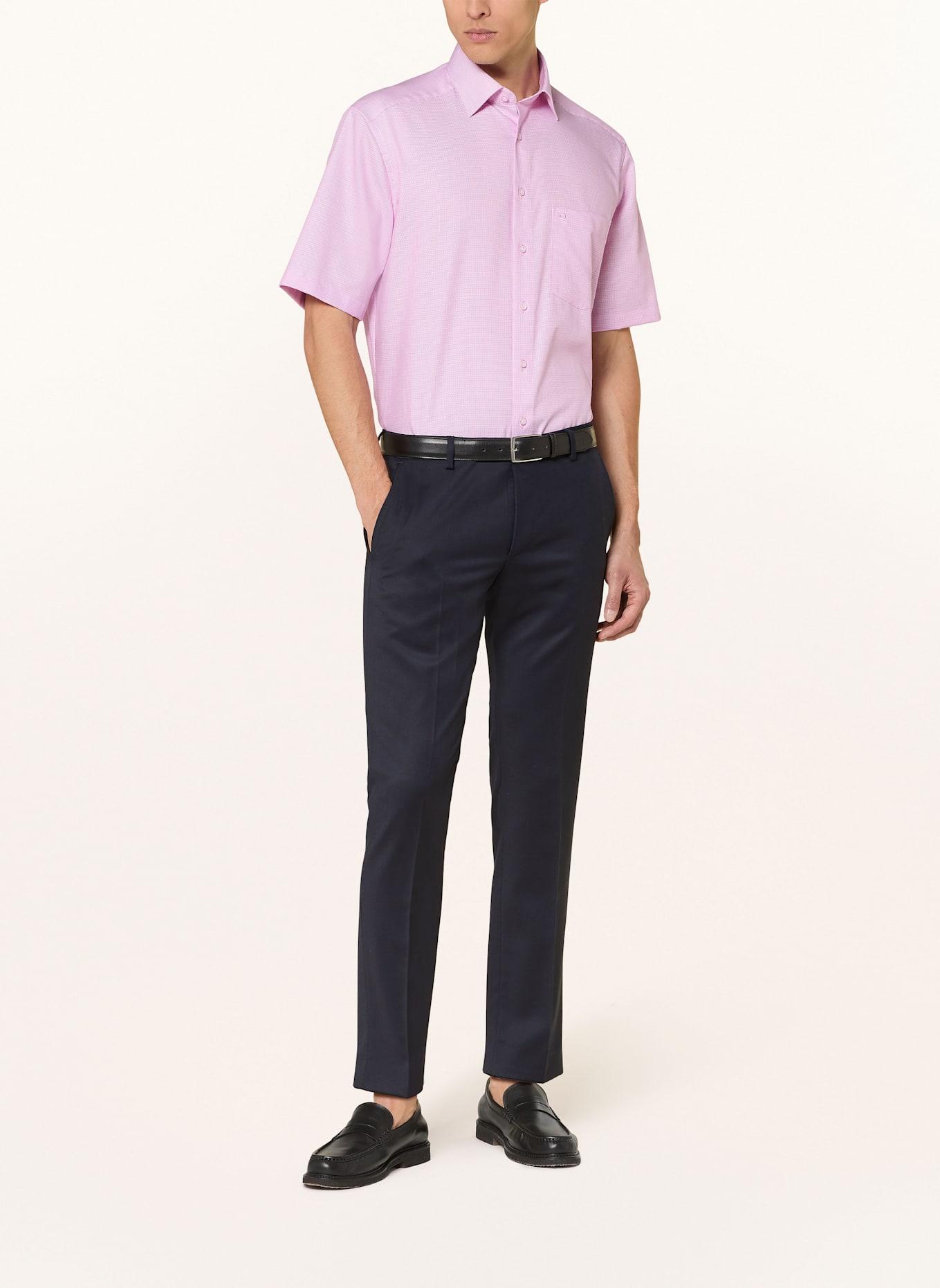 OLYMP Kurzarm-Hemd Luxor comfort fit: PINK