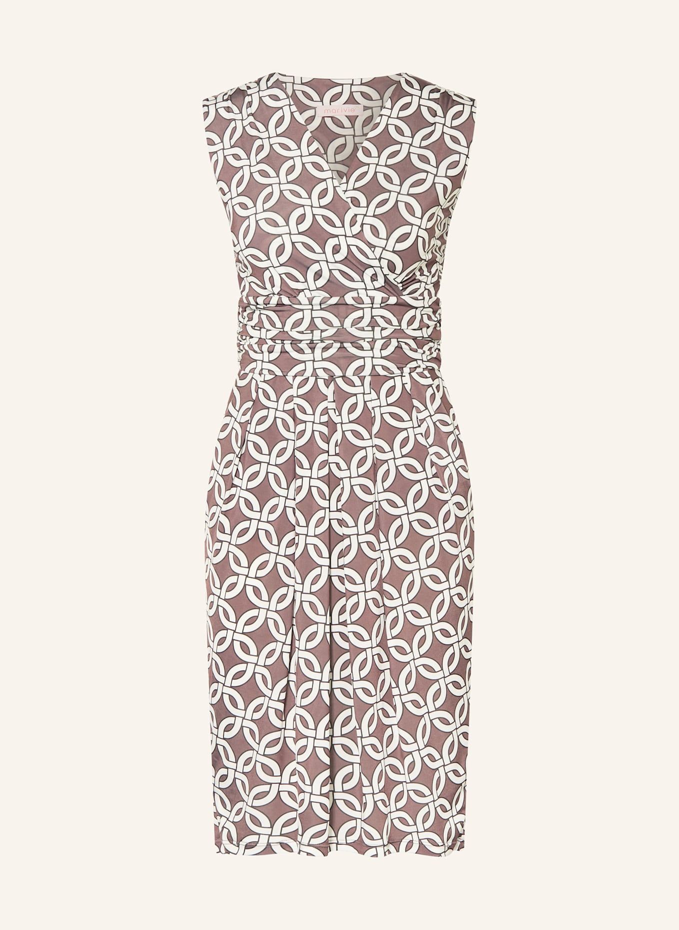 marivie Dress DESIRE!: BROWN / WHITE / BLACK