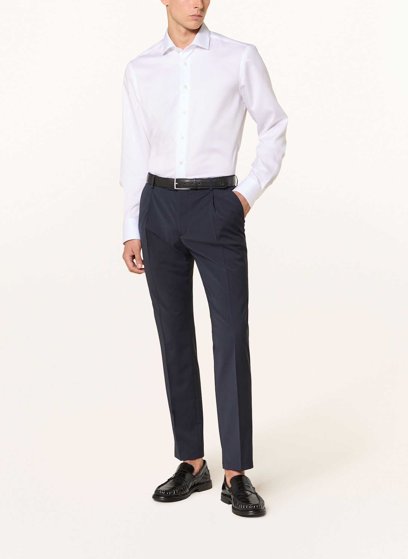 OLYMP SIGNATURE Košile Tailored Fit: BÍLÁ