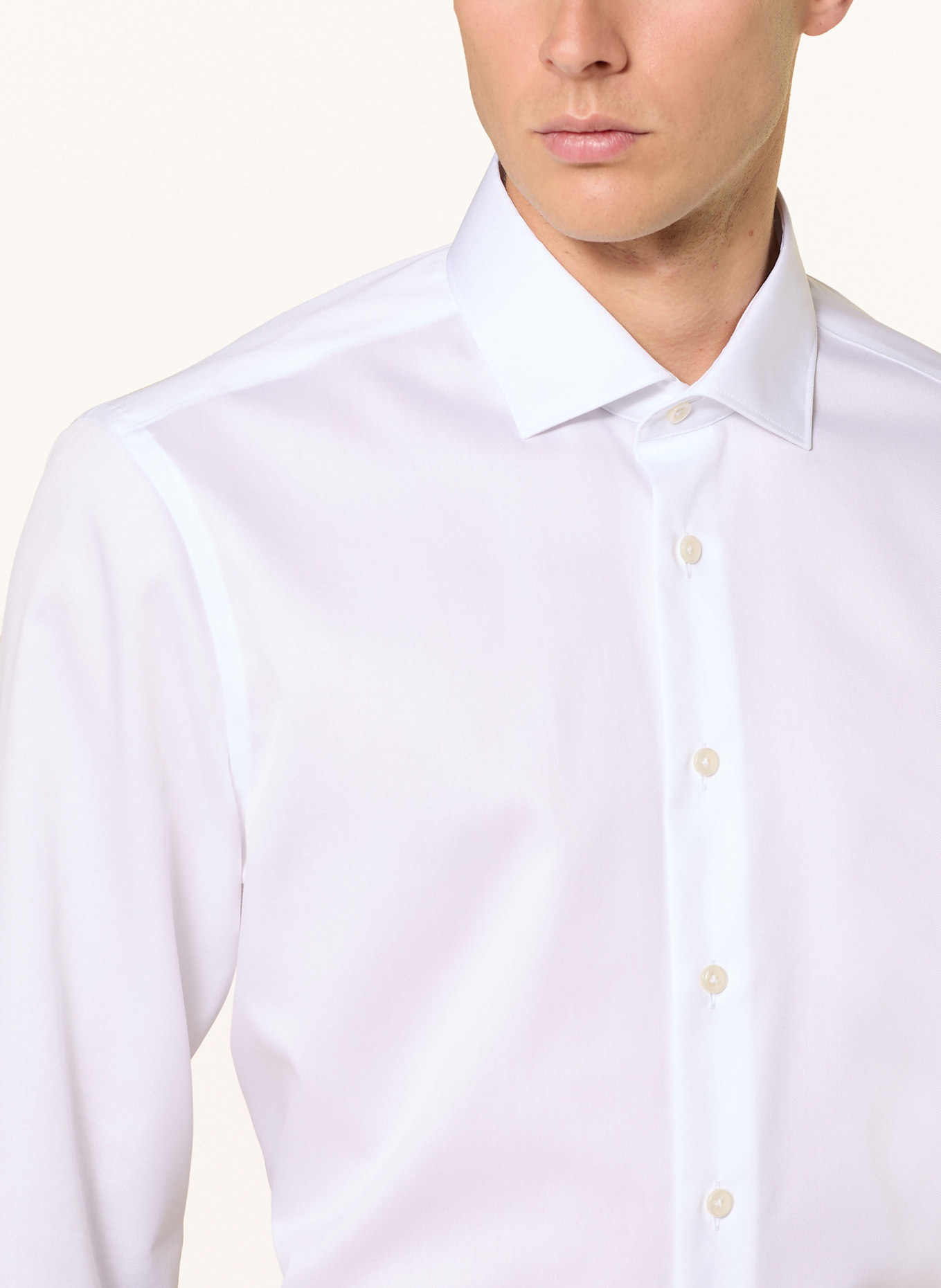 OLYMP SIGNATURE Košile Tailored Fit: BÍLÁ