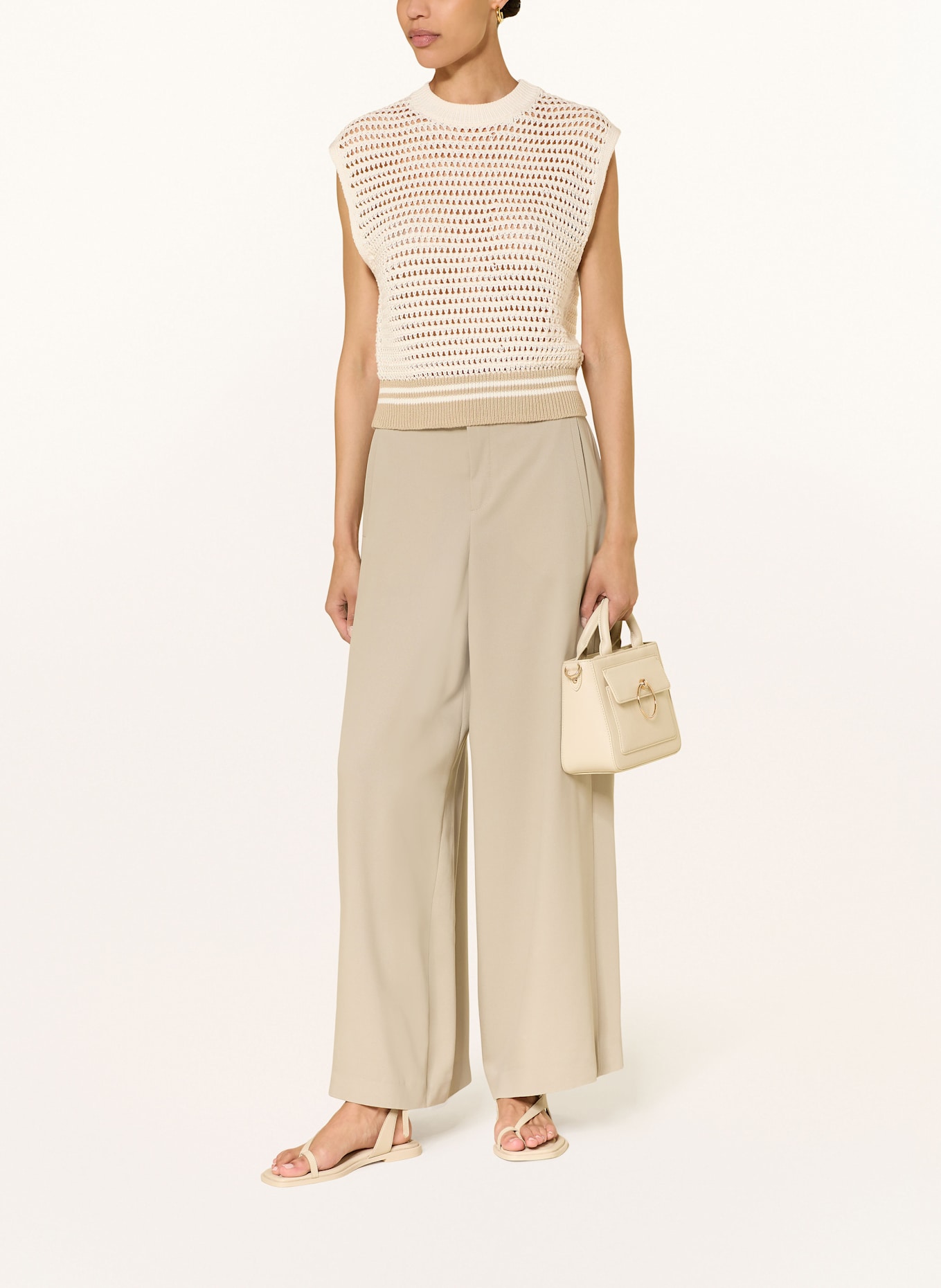 DRYKORN Stricktop OFELY: ECRU/ BEIGE
