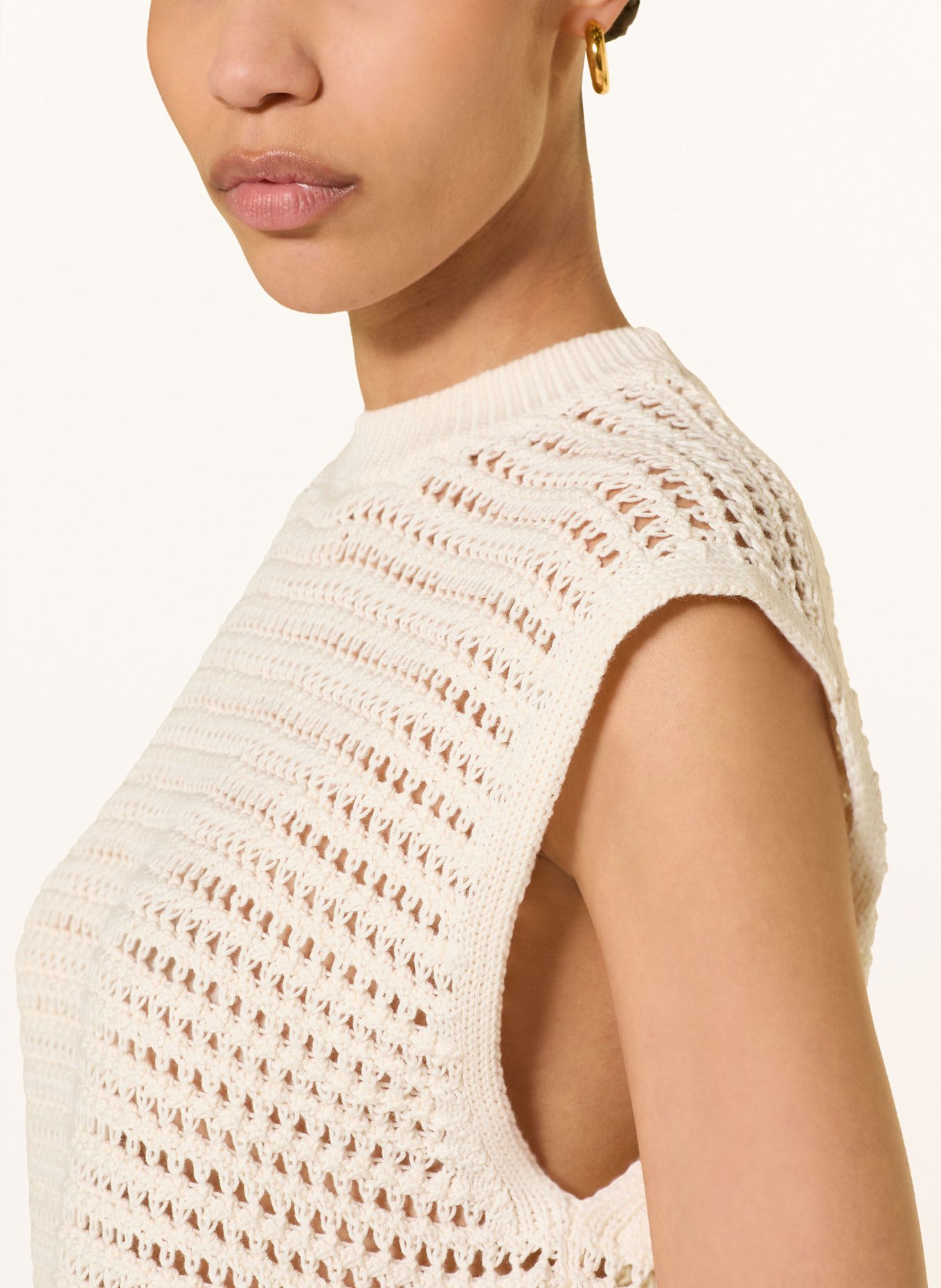 DRYKORN Stricktop OFELY: ECRU/ BEIGE