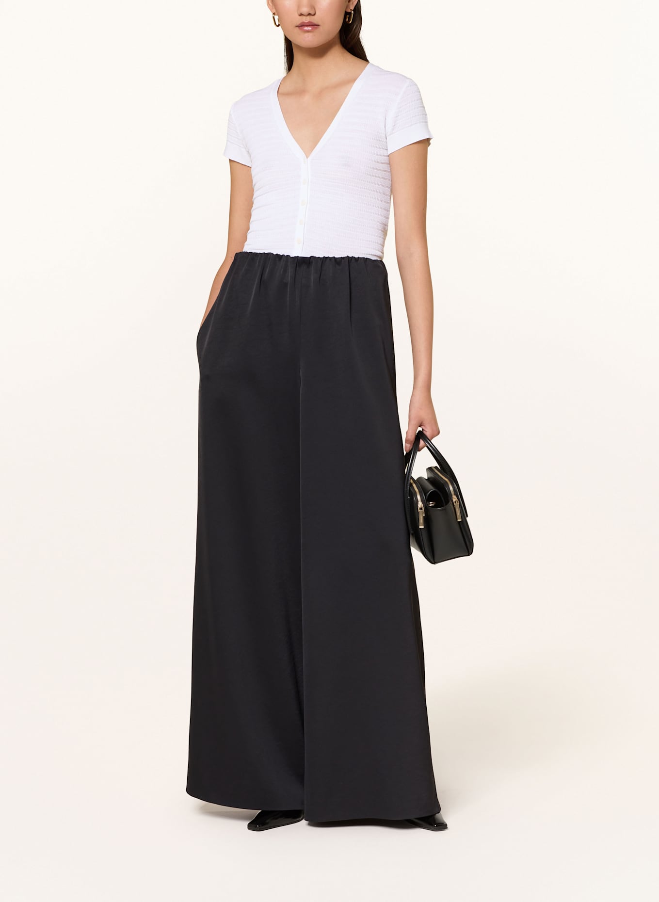 DRYKORN Marlenehose TWEEZER: SCHWARZ