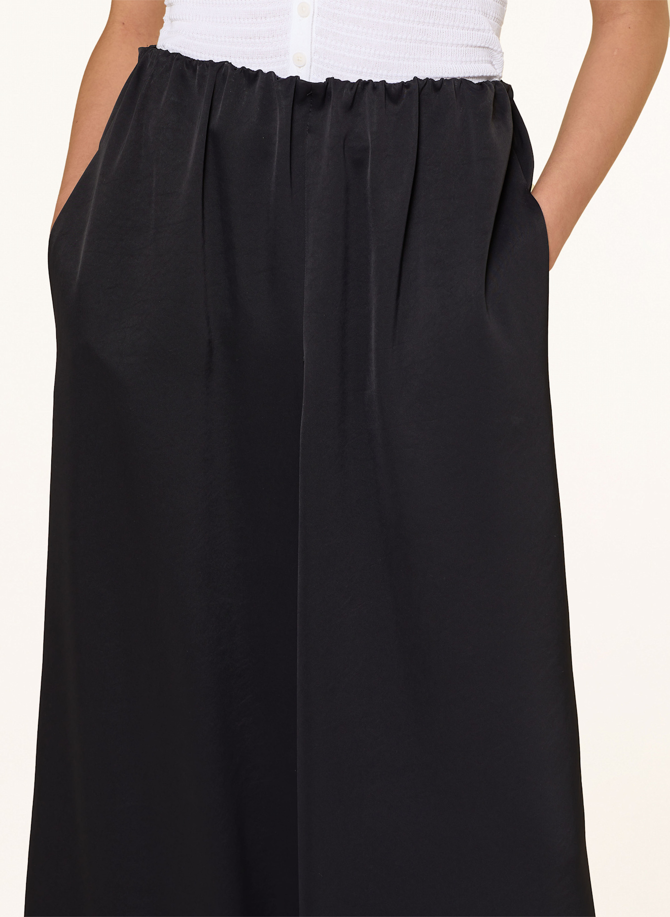DRYKORN Marlenehose TWEEZER: SCHWARZ