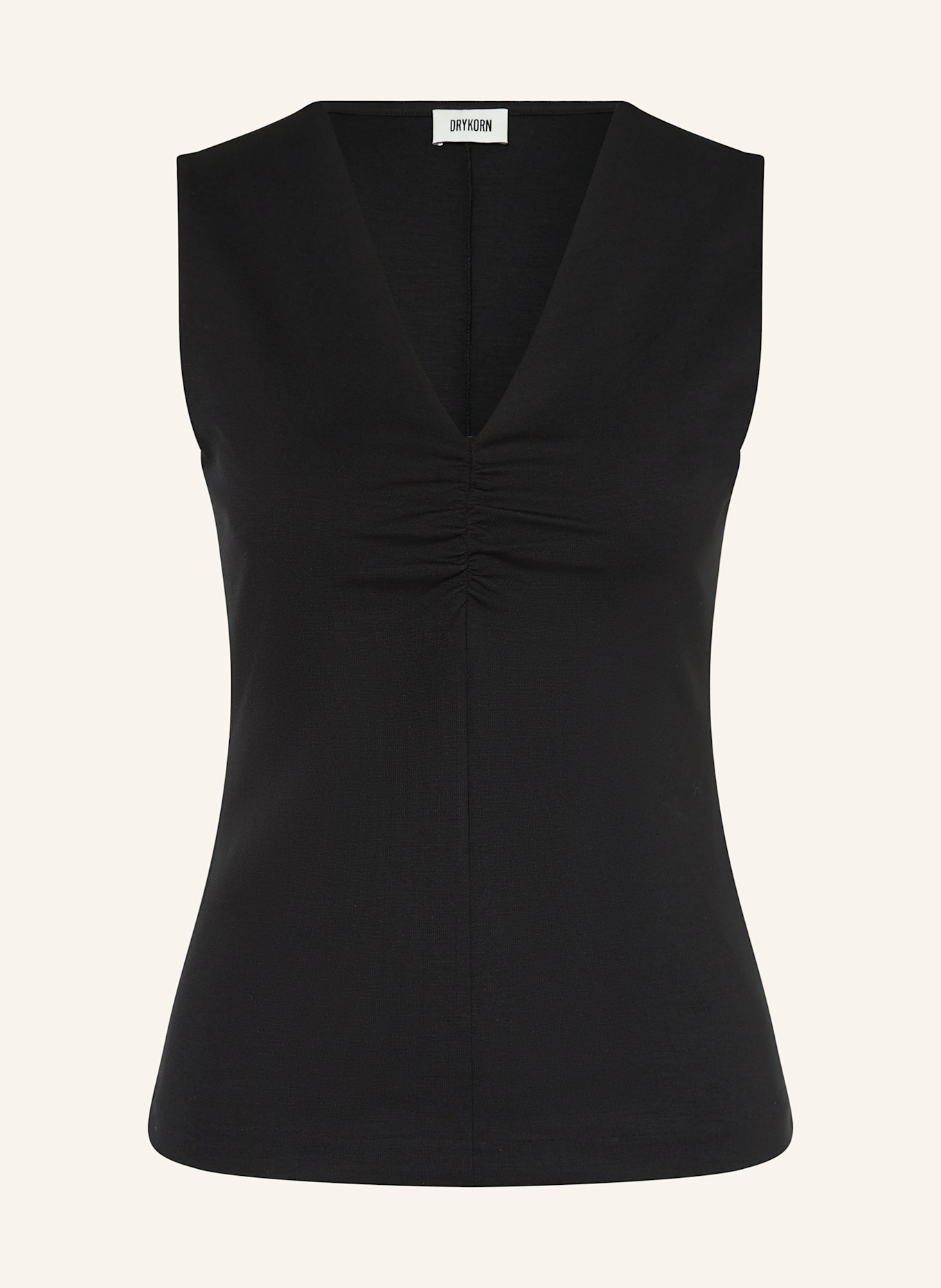 DRYKORN Top MERIAM: SCHWARZ