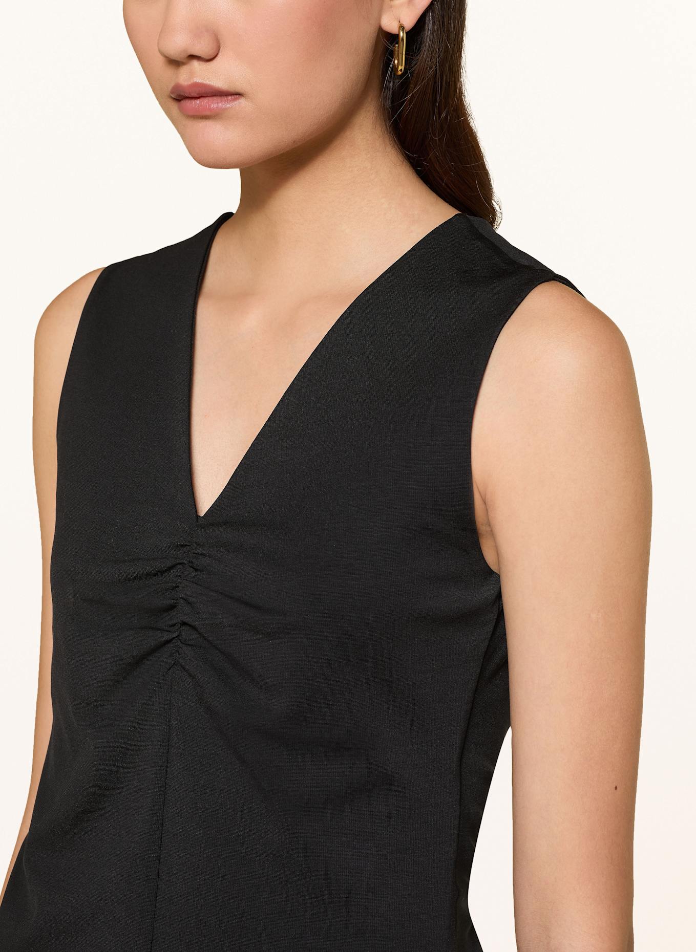 DRYKORN Top MERIAM: SCHWARZ