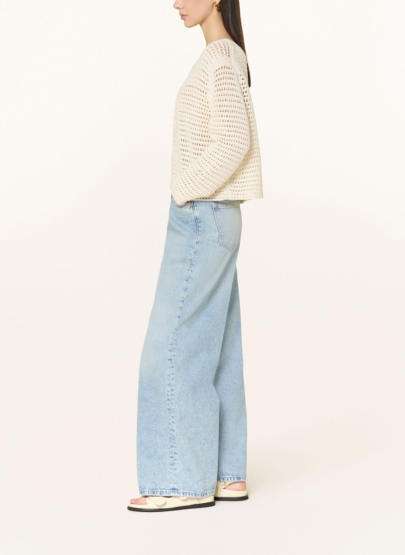 DRYKORN Wide Leg Jeans FLUNG: 3700 blau