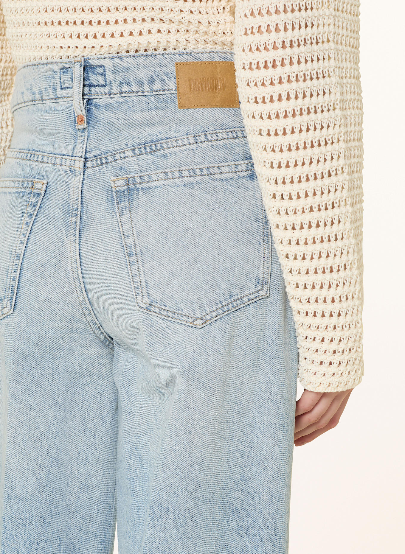 DRYKORN Wide Leg Jeans FLUNG: 3700 blau