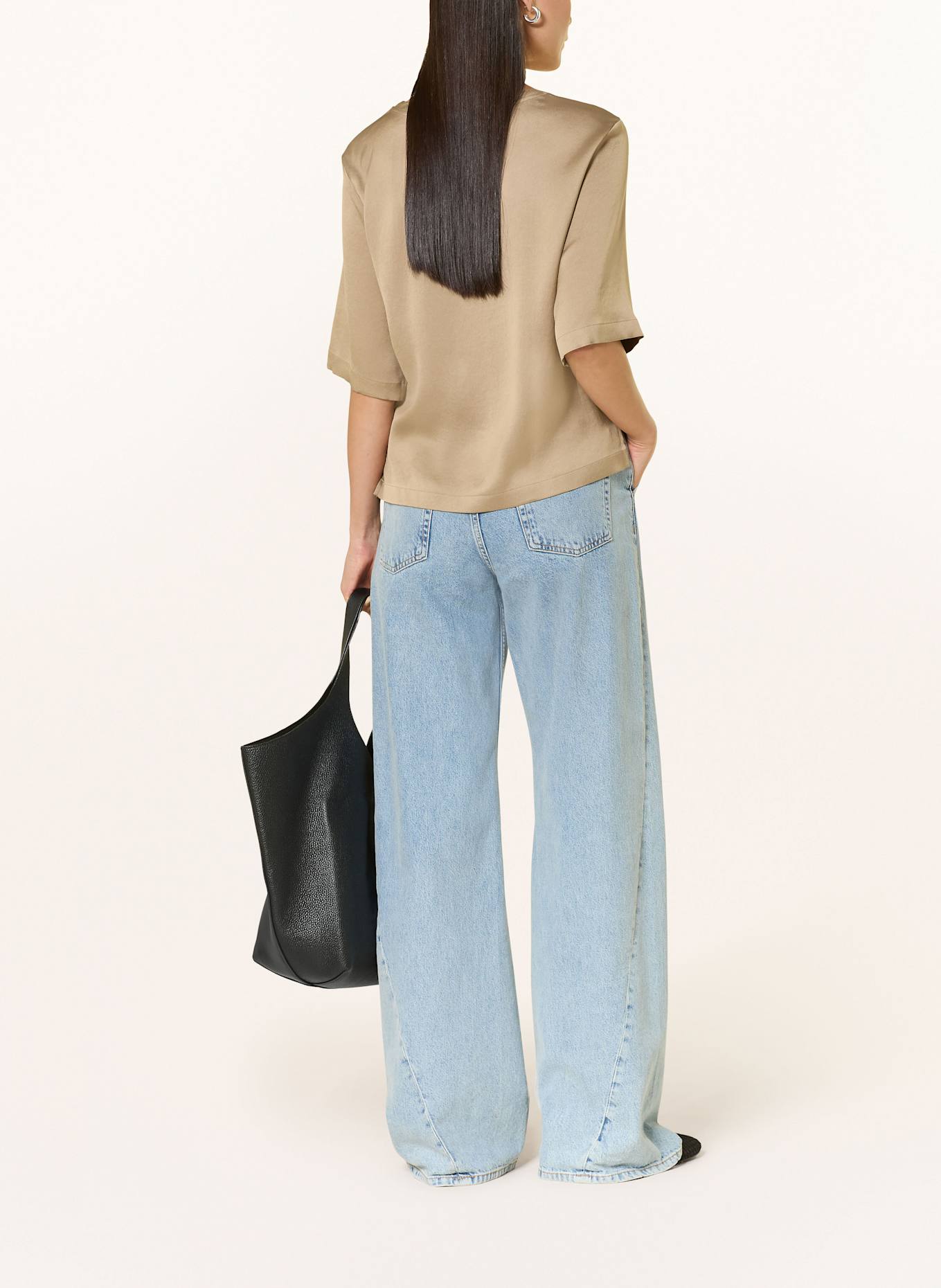 DRYKORN Blusenshirt DIEDRA: HELLBRAUN