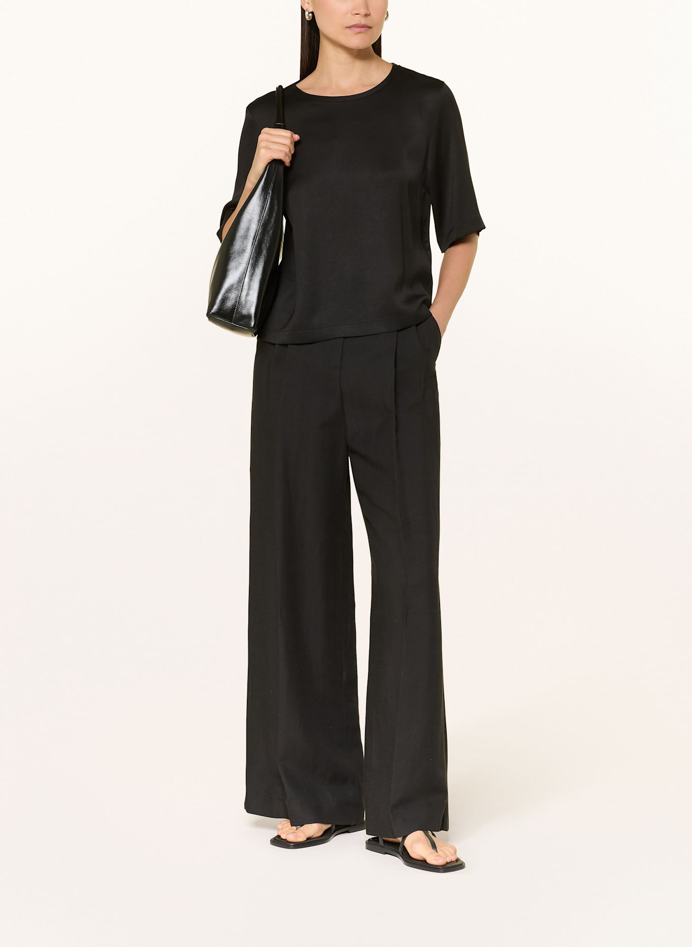 DRYKORN Blusenshirt DIEDRA: SCHWARZ