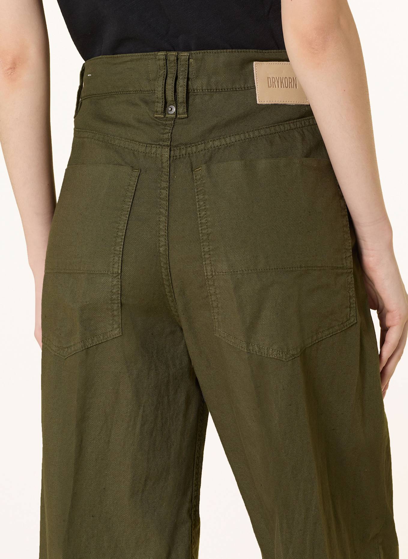 DRYKORN Barrel Jeans DERIVE: GRÜN