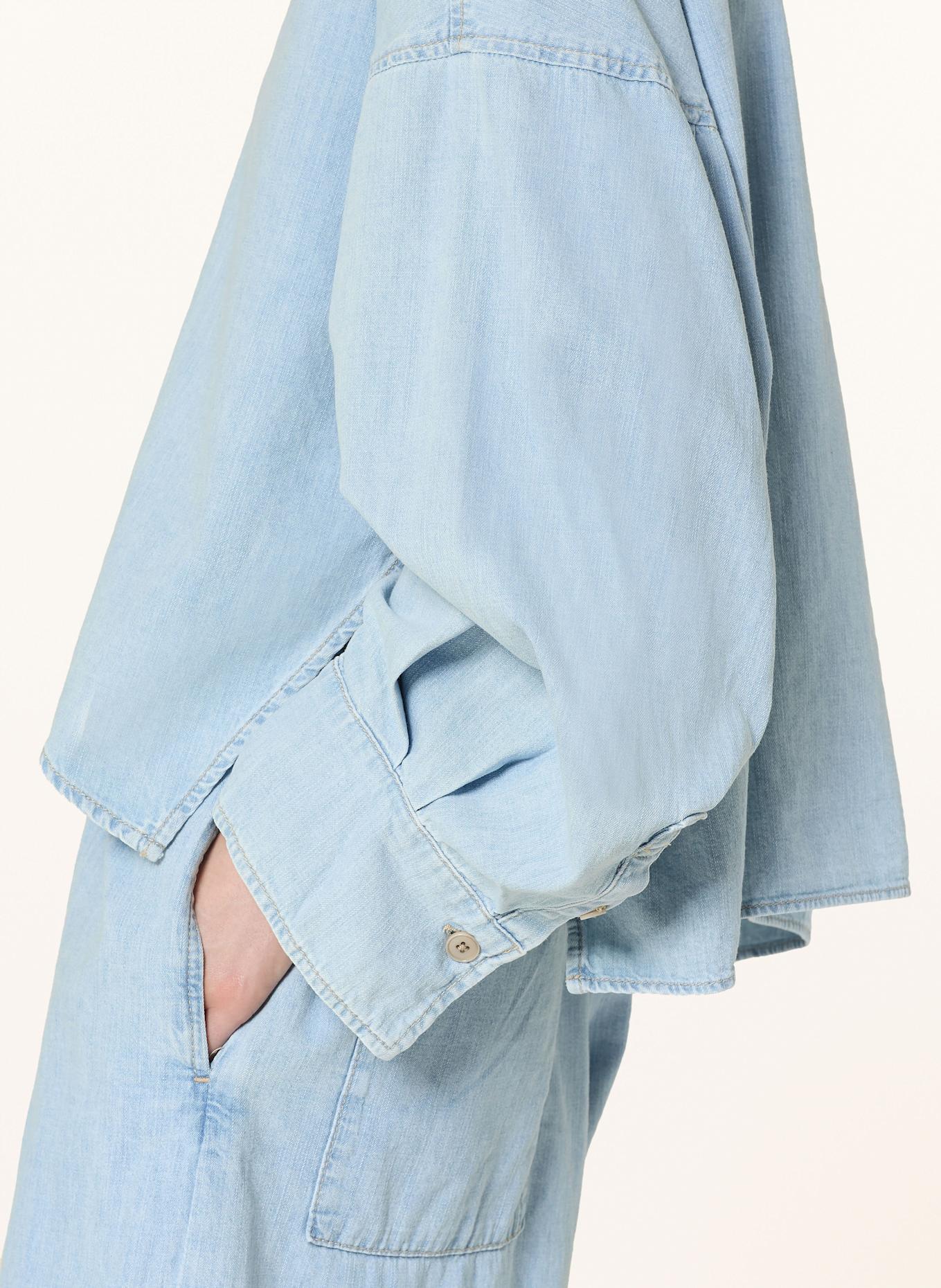 DRYKORN Jeansbluse OSHIA: HELLBLAU