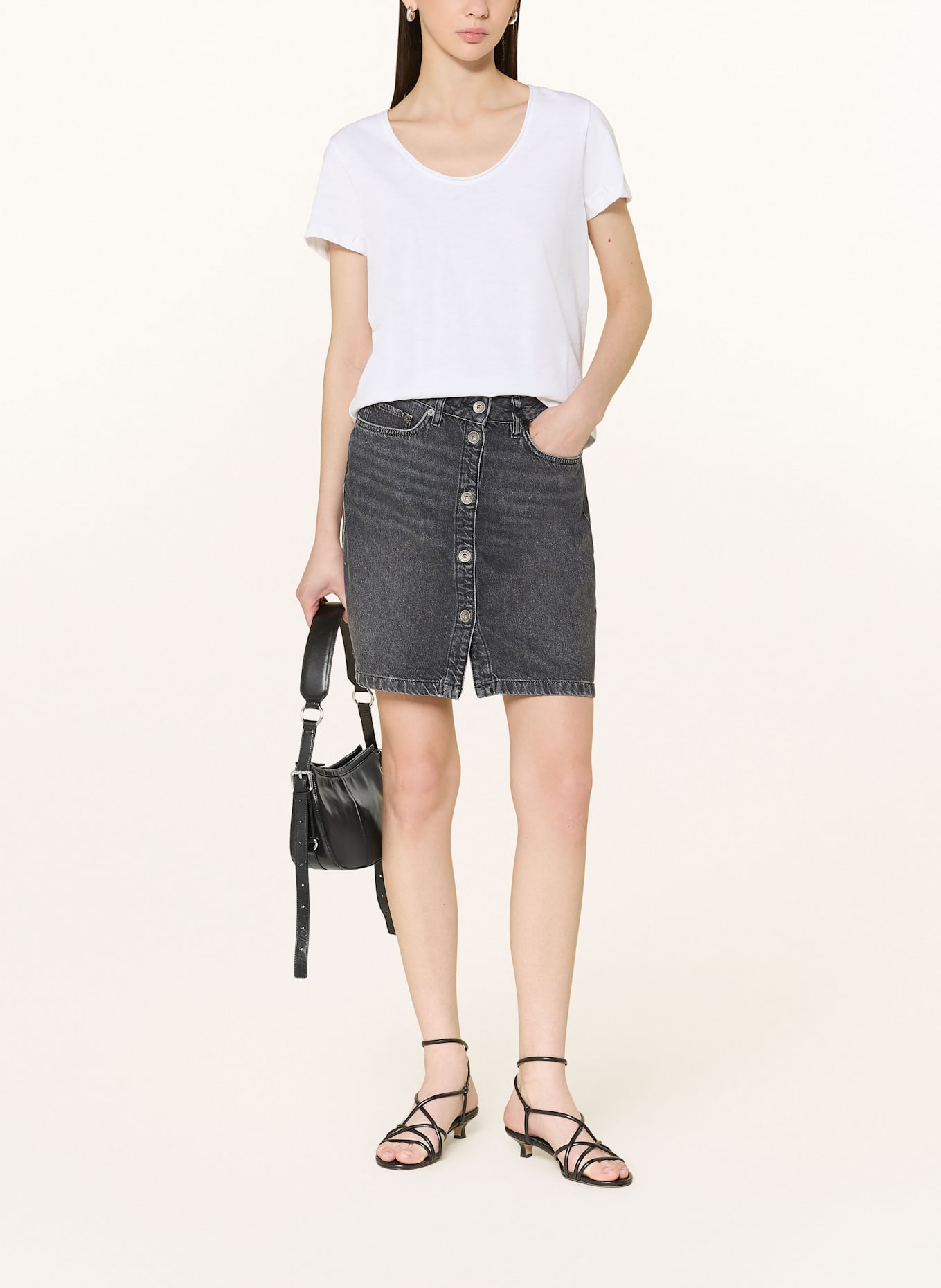 DRYKORN T-Shirt NAVIVI: WEISS