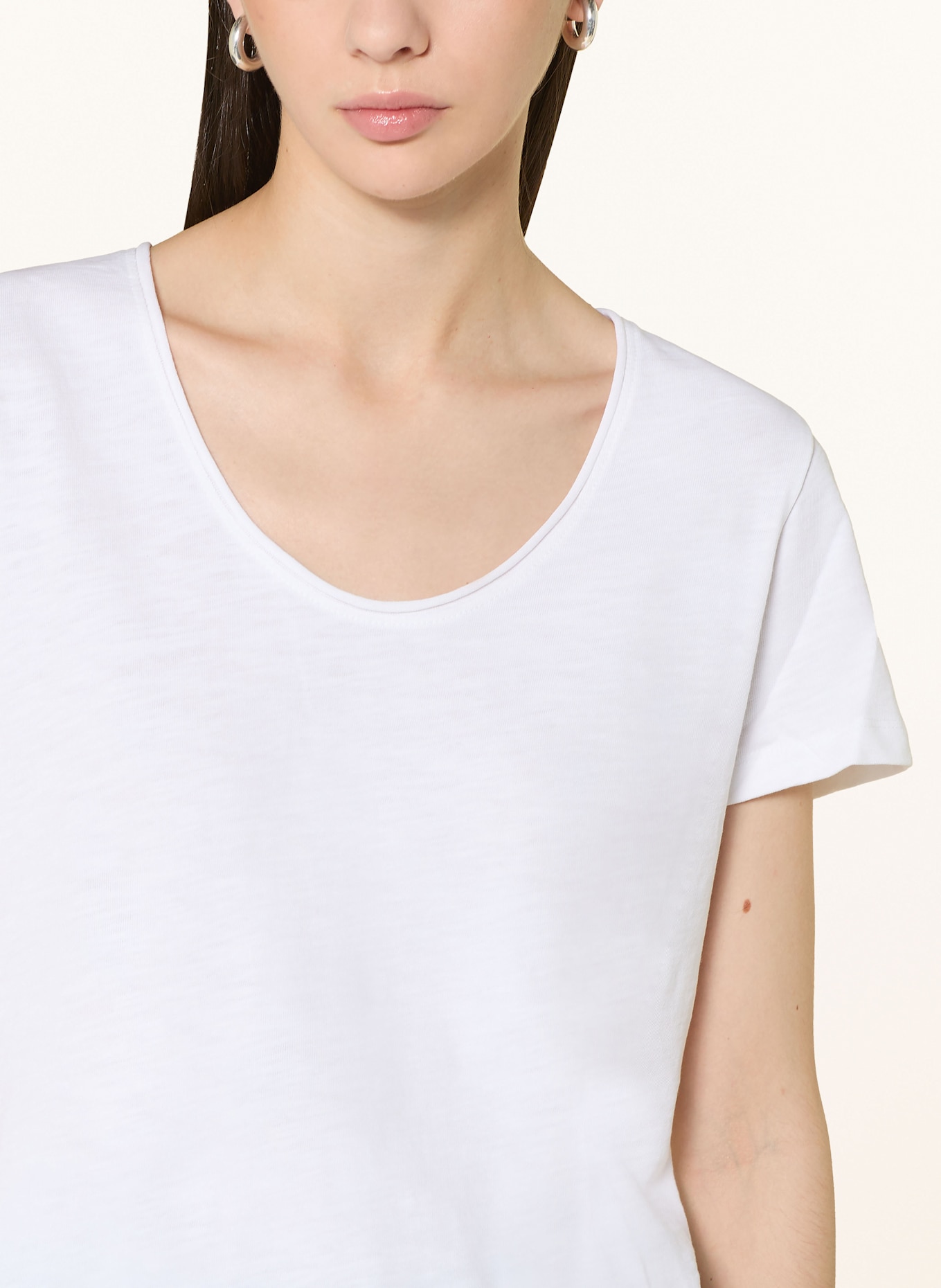 DRYKORN T-Shirt NAVIVI: WEISS