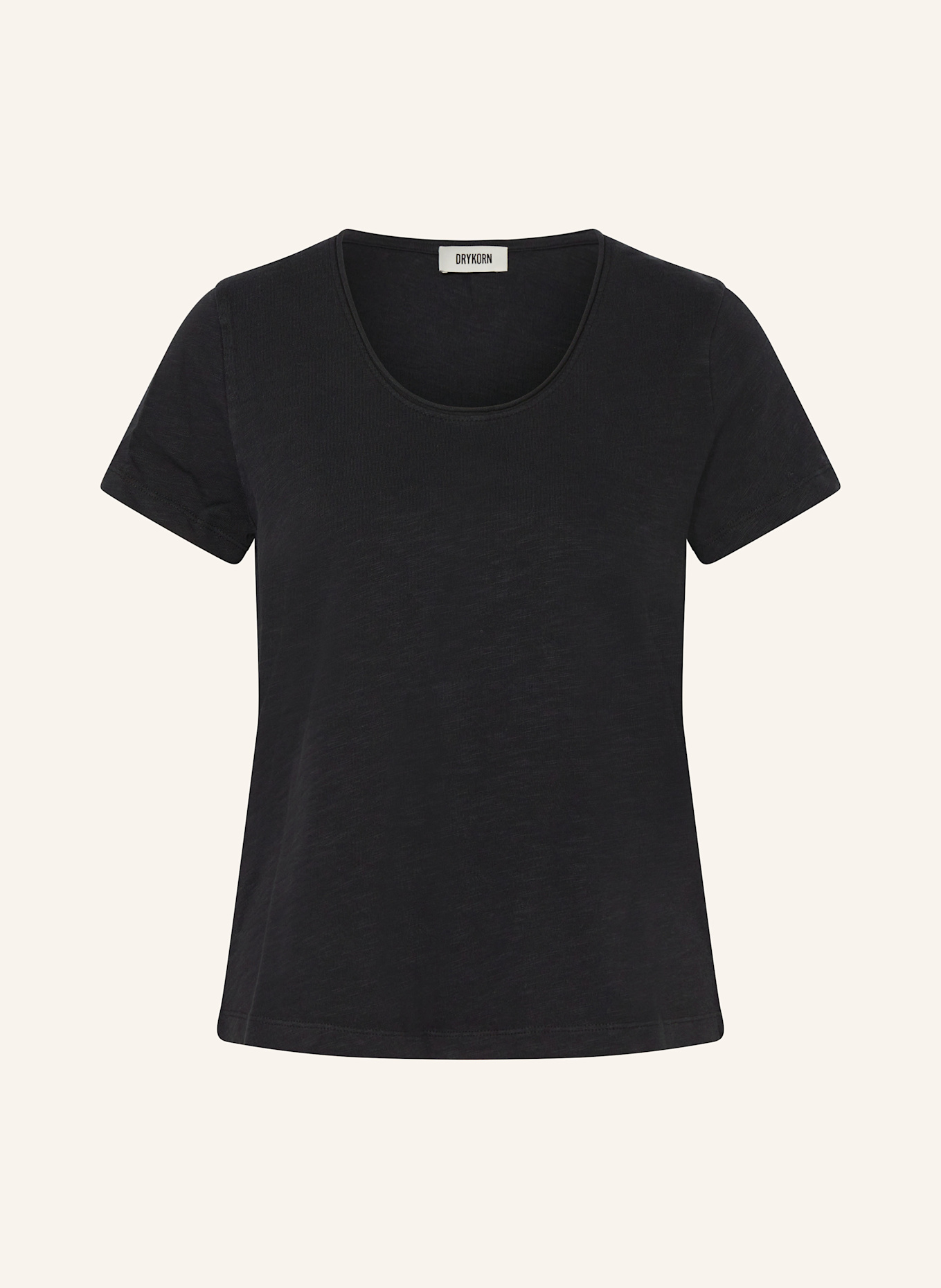 DRYKORN T-Shirt NAVIVI: SCHWARZ